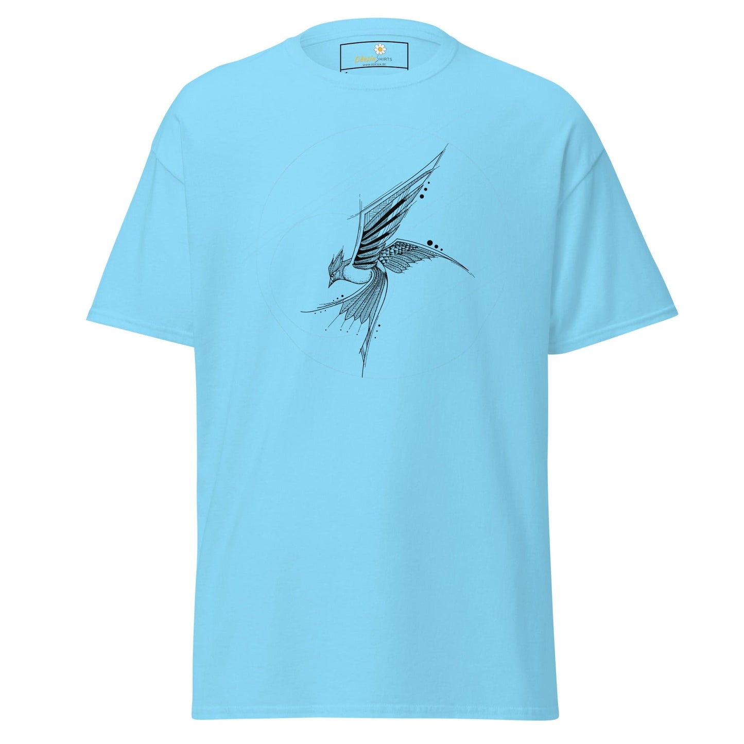 Unisex classic tee - ANIMALS BIRD - REGULAR - Sky / S