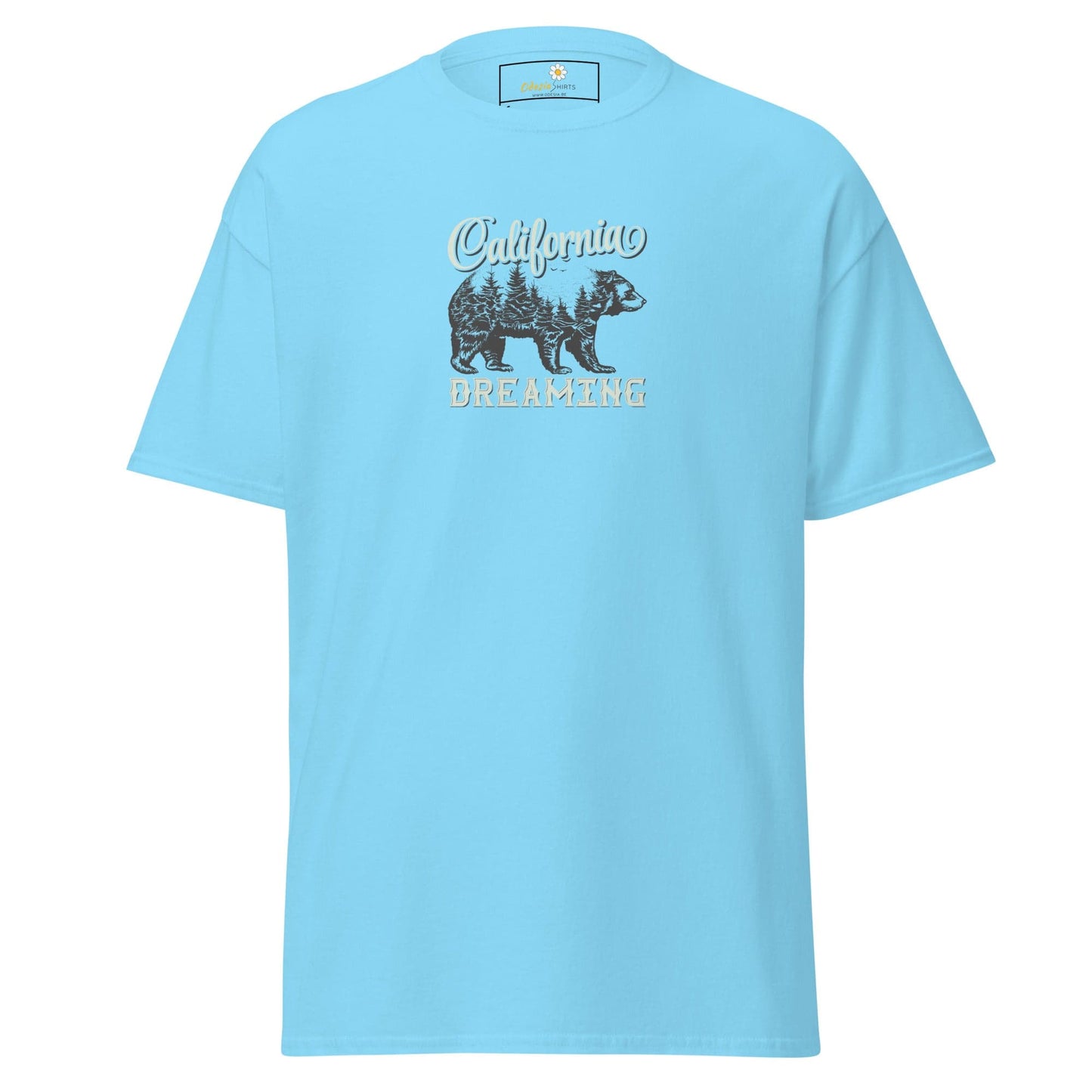 Unisex classic tee - WILD LIFE CALIFORNIA DREAMING - REGULAR - Sky / S