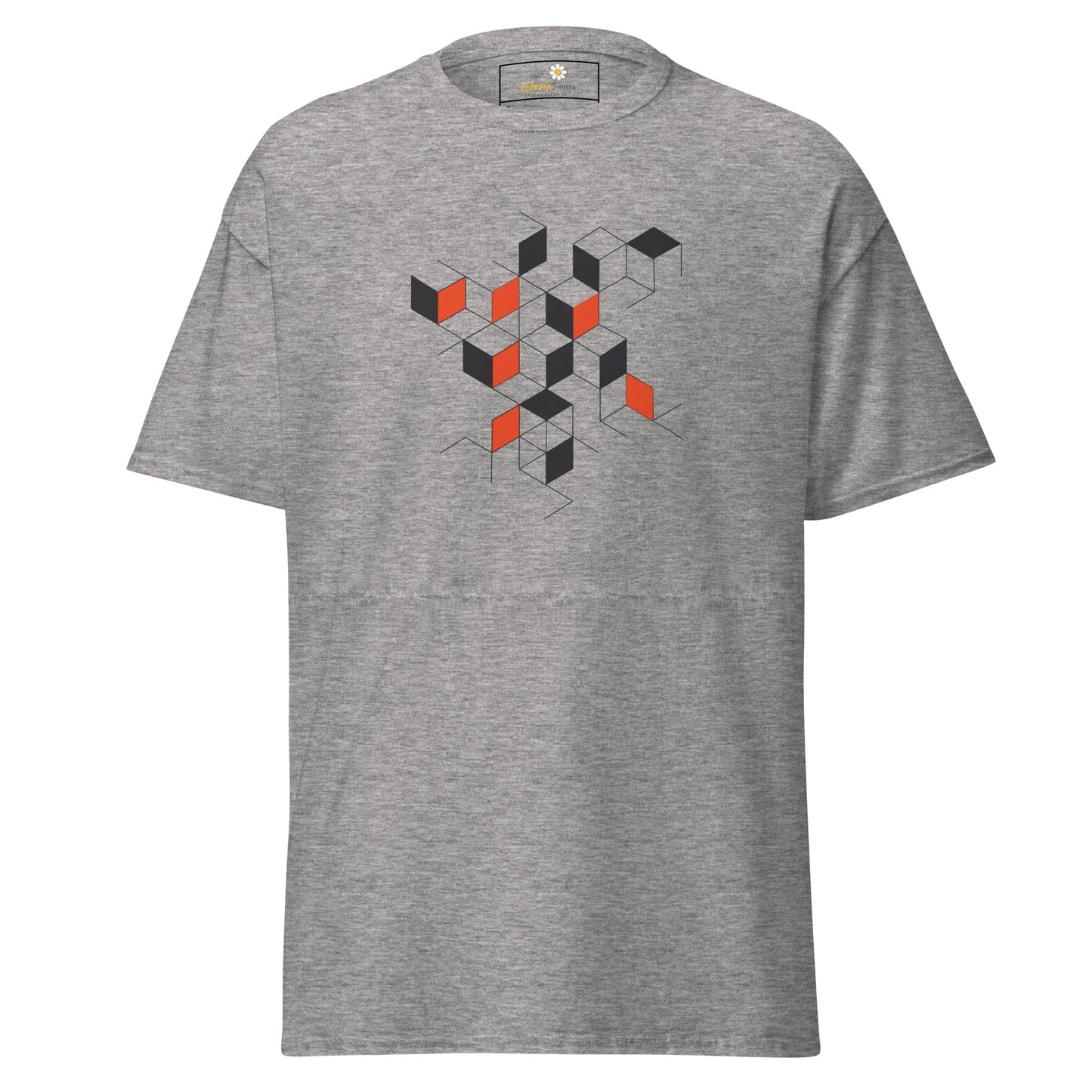 Unisex classic tee - ABSTRACT SQUARES - REGULAR - Sport Grey / S