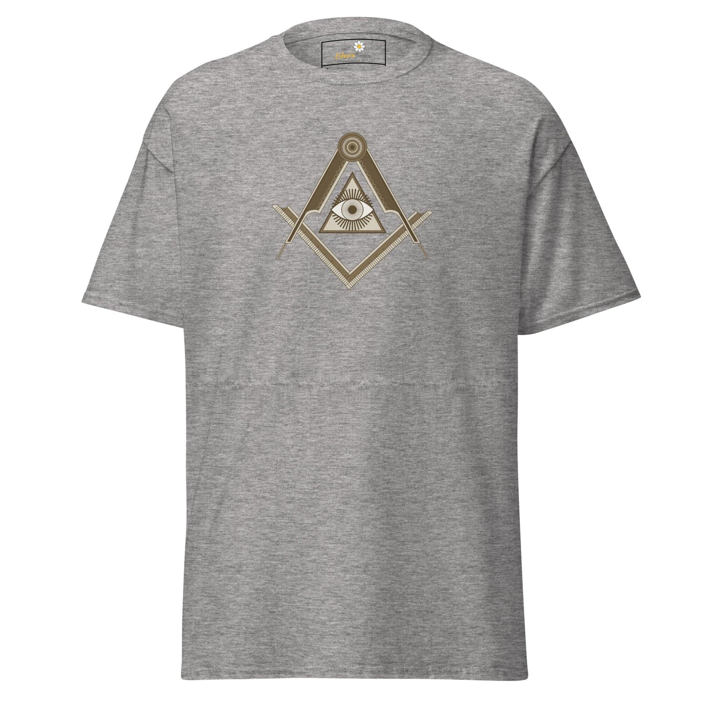 Unisex classic t-shirt - MYSTIC EYE TRIANGLE - REGULAR - Sport Grey / S