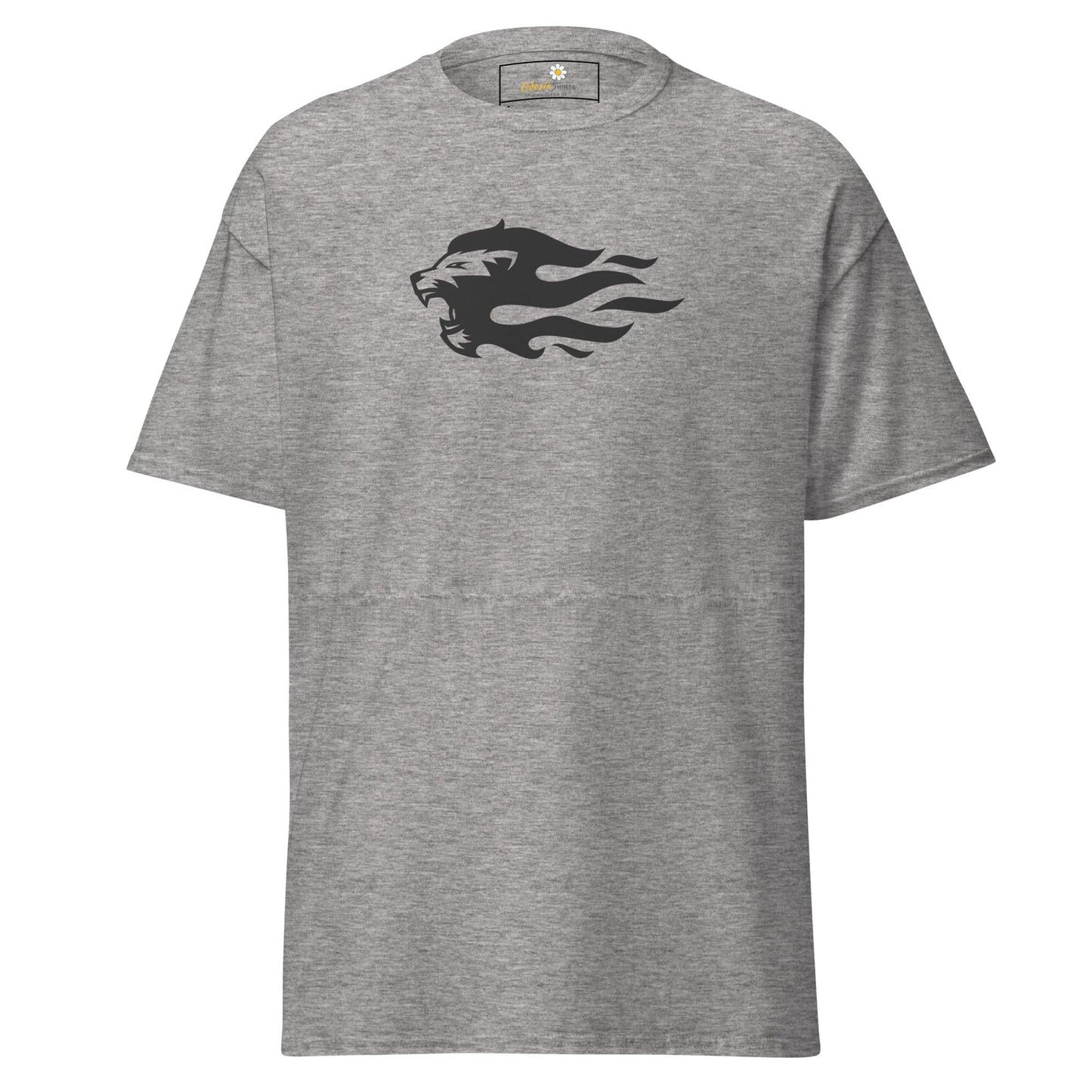 Unisex classic tee - WILD LIFE LION HEAD FLAME - REGULAR - Sport Grey / S