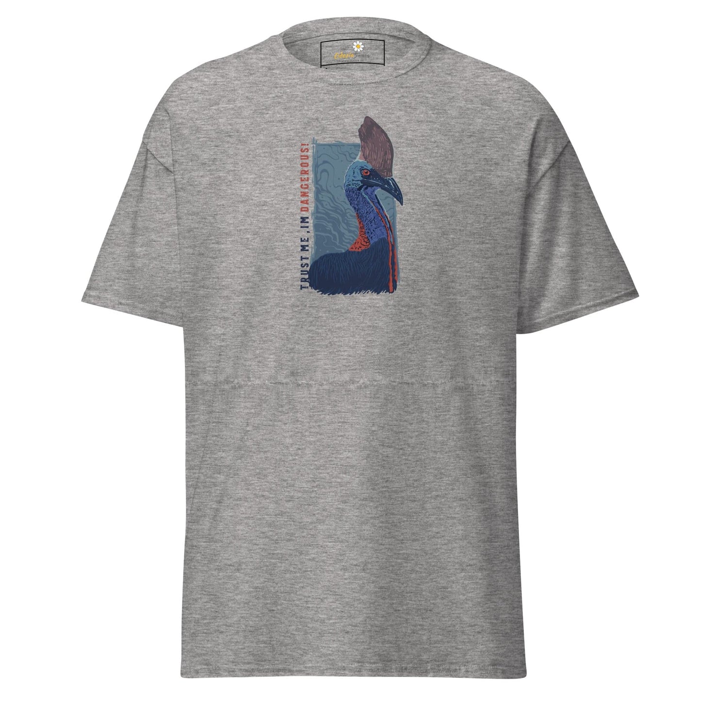Unisex classic t-shirt - WILD LIFE DANGEROUS - REGULAR - Sport Grey / S