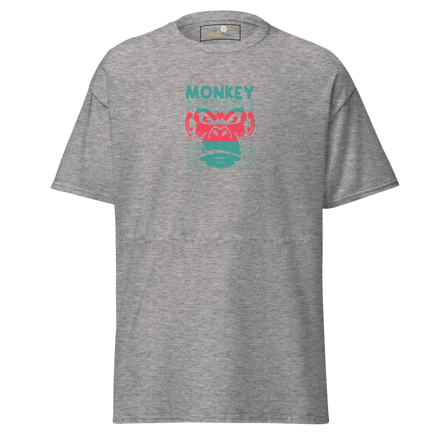 Unisex classic tee - WILD LIFE MONKEY - REGULAR - Sport Grey / S