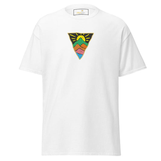 Unisex classic tee - MISC SUN TRIANGLE - REGULAR - White / S