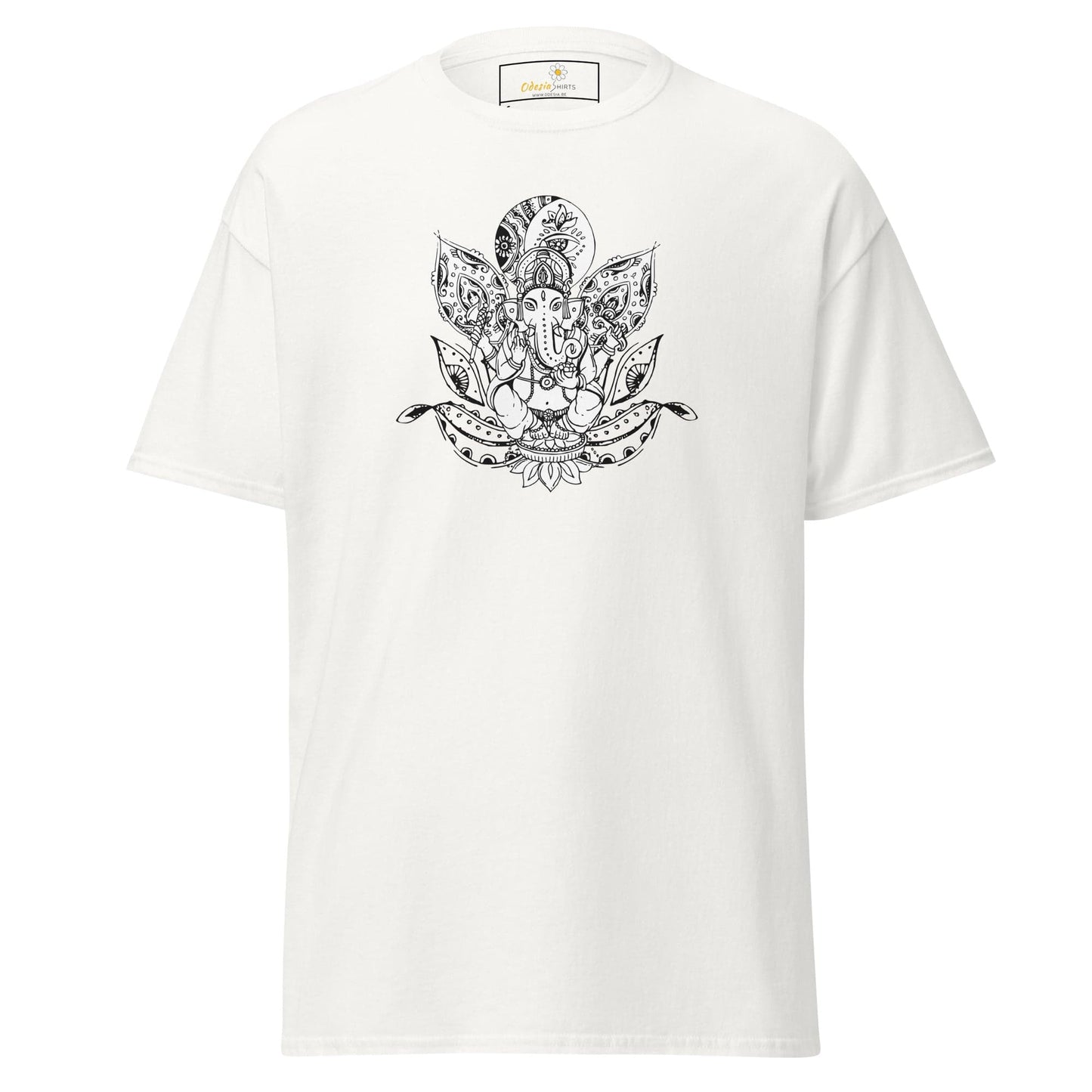 Unisex classic t-shirt - SPIRITUAL GANESH - REGULAR - White / S