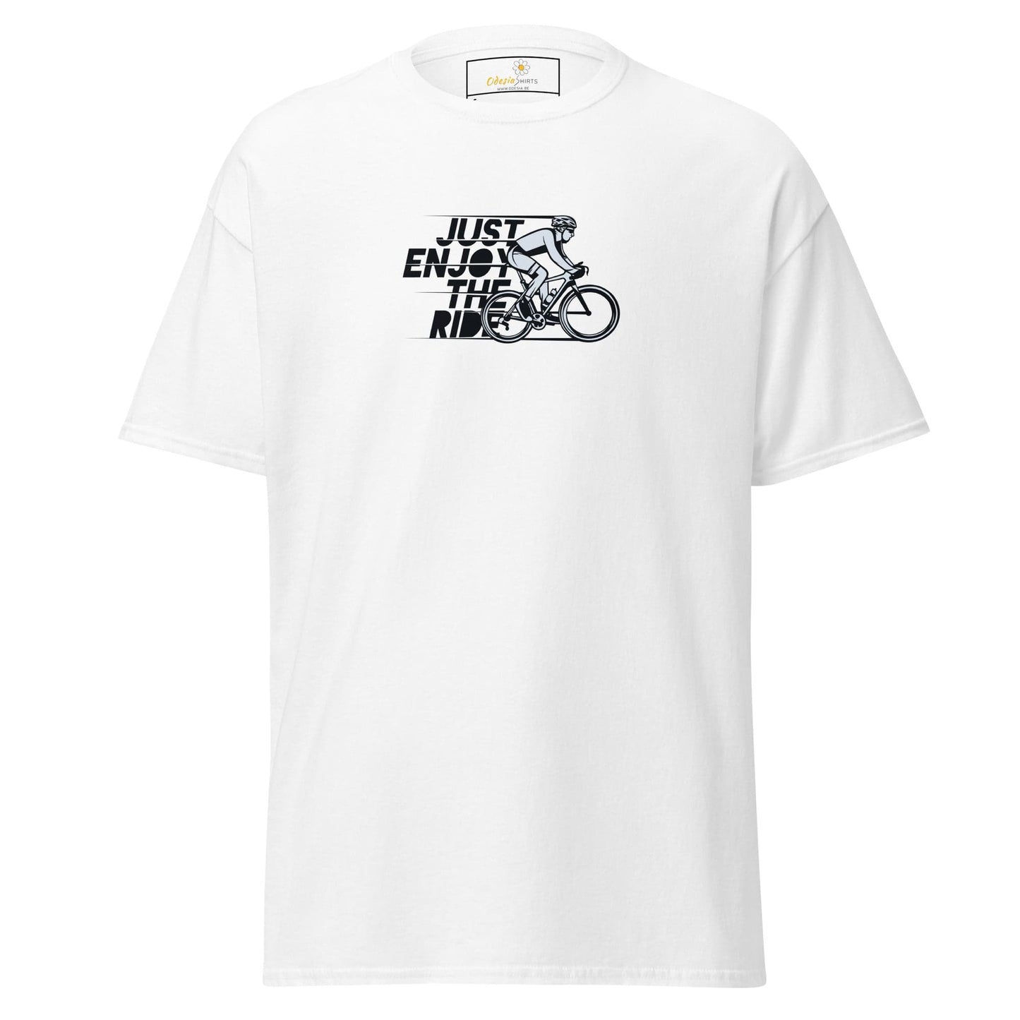 Unisex classic tee - SPORT ENJOY THE RIDE - REGULAR - White / S