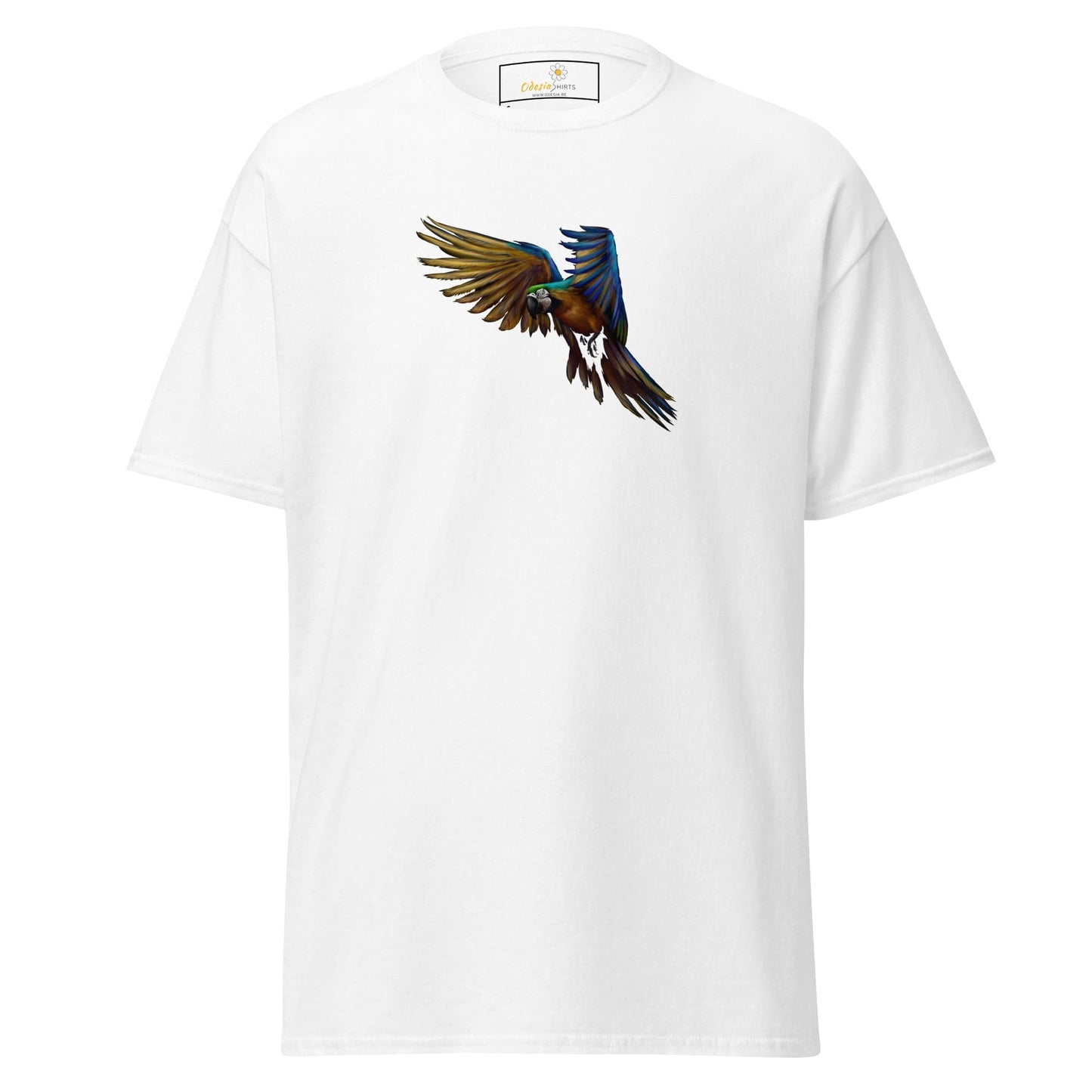 Unisex classic tee - WILD LIFE PARROT - REGULAR - White / S