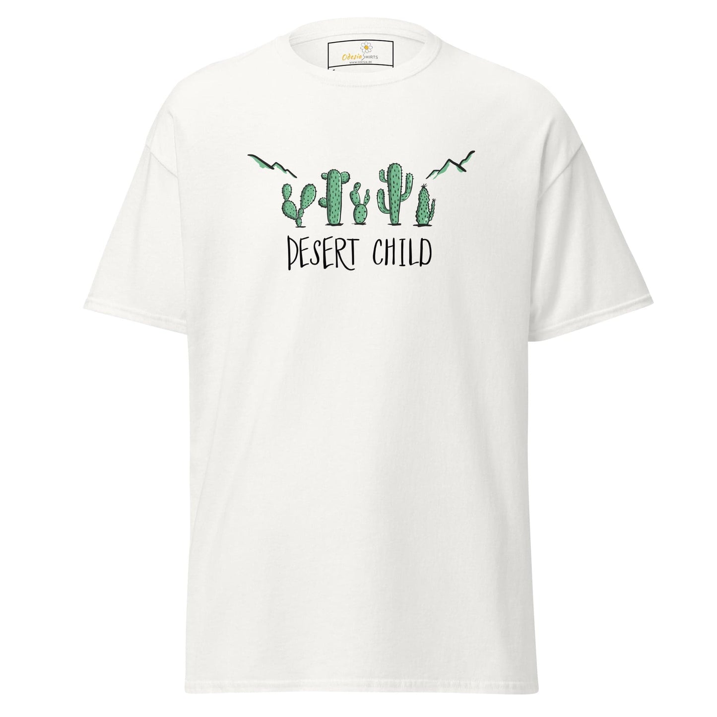 Unisex classic t-shirt - SUMMER DESERT CHILD - REGULAR - White / S