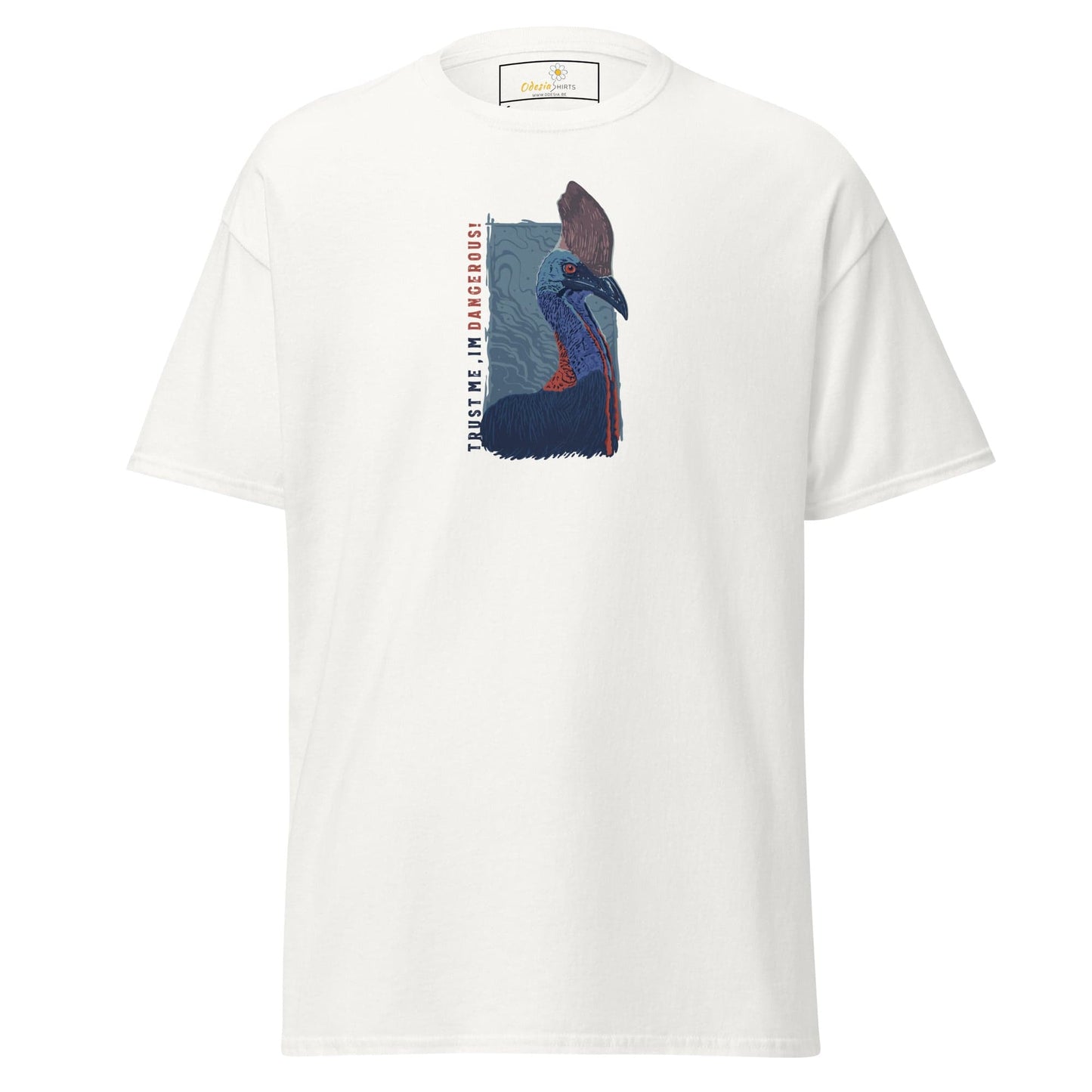Unisex classic t-shirt - WILD LIFE DANGEROUS - REGULAR - White / S