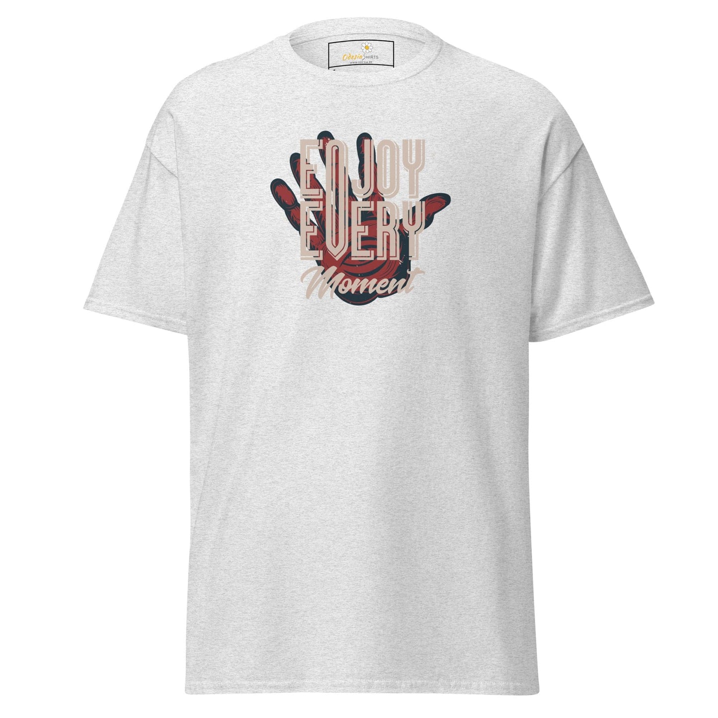 Unisex classic t-shirt - FANTASY ENJOY EVERY MOMENT - REGULAR - Ash / S