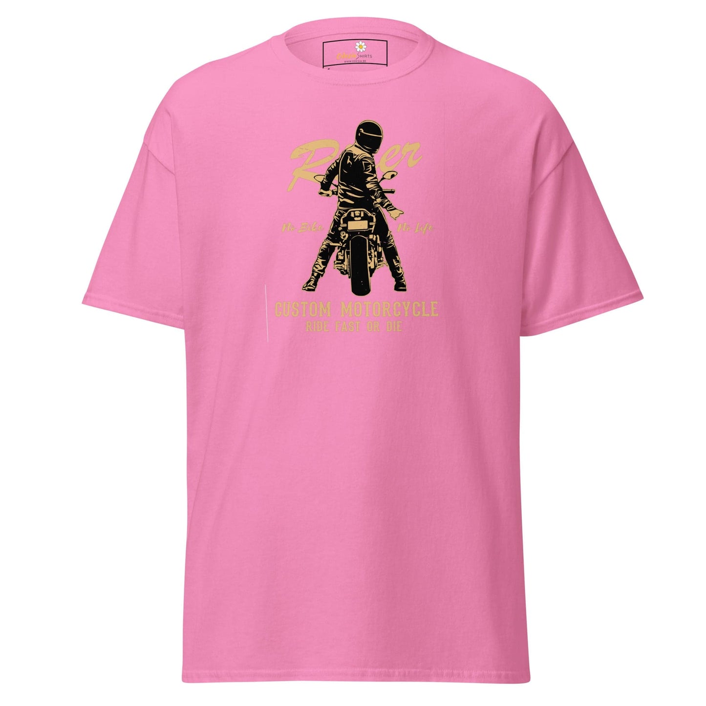 Unisex classic t-shirt - SPORT RIDER MOTORCYCLE - REGULAR - Azalea / S