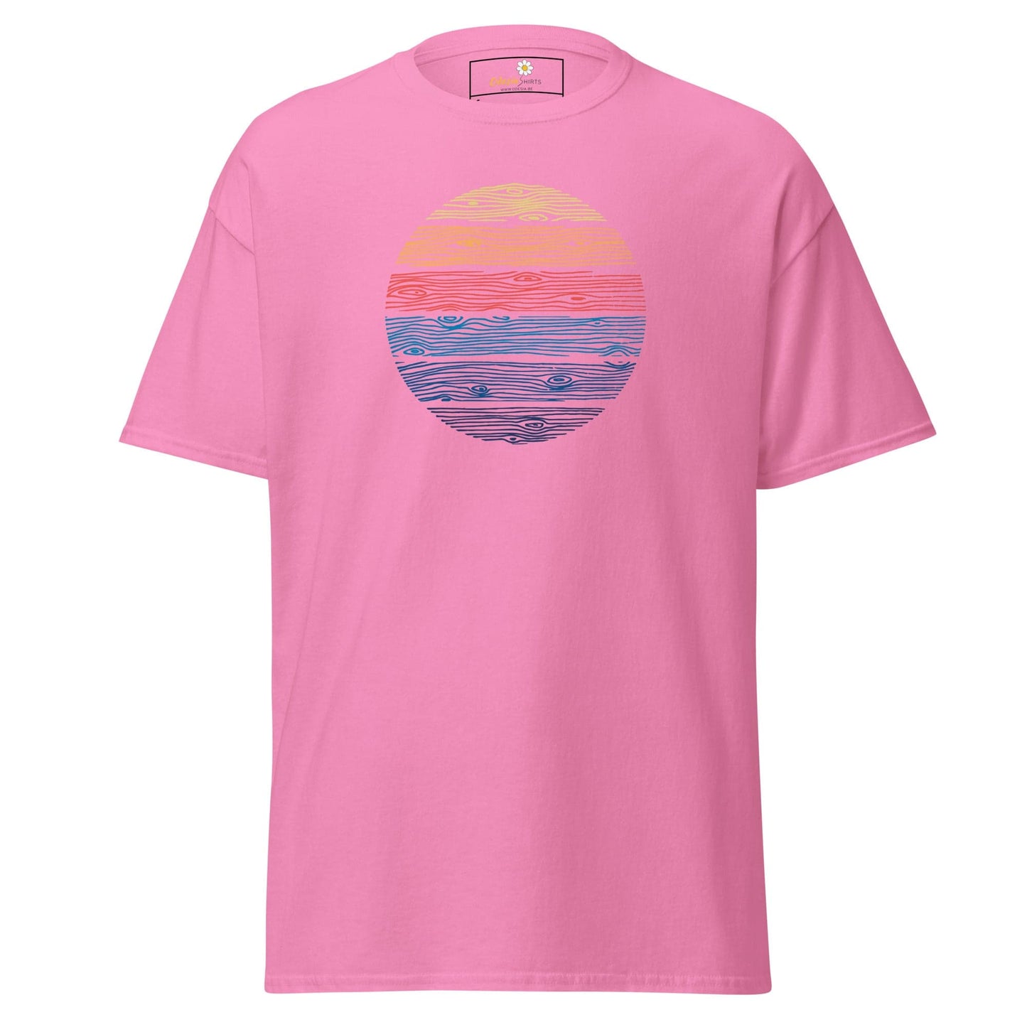 Unisex classic t-shirt - MISC COLOR CIRCLE - REGULAR - Azalea / S