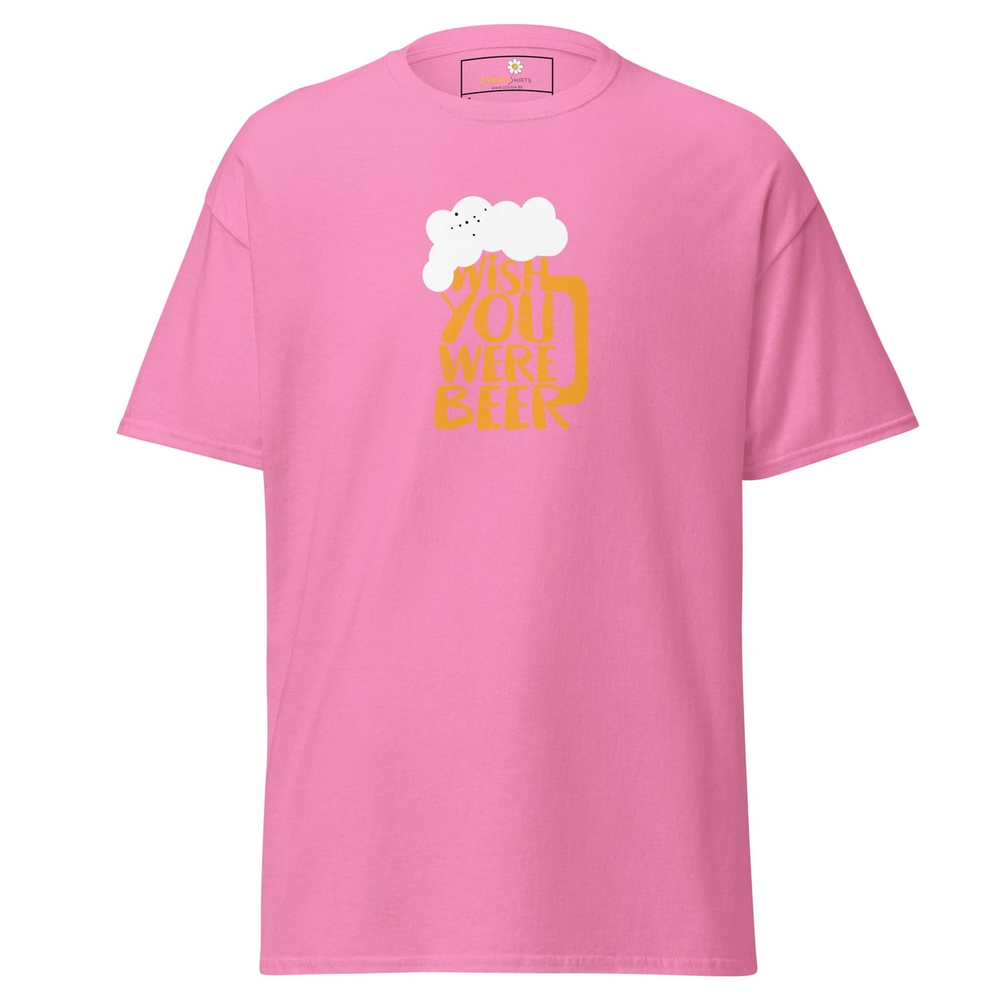 Unisex classic t-shirt - FUN WISH YOU WERE BEER - REGULAR - Azalea / S