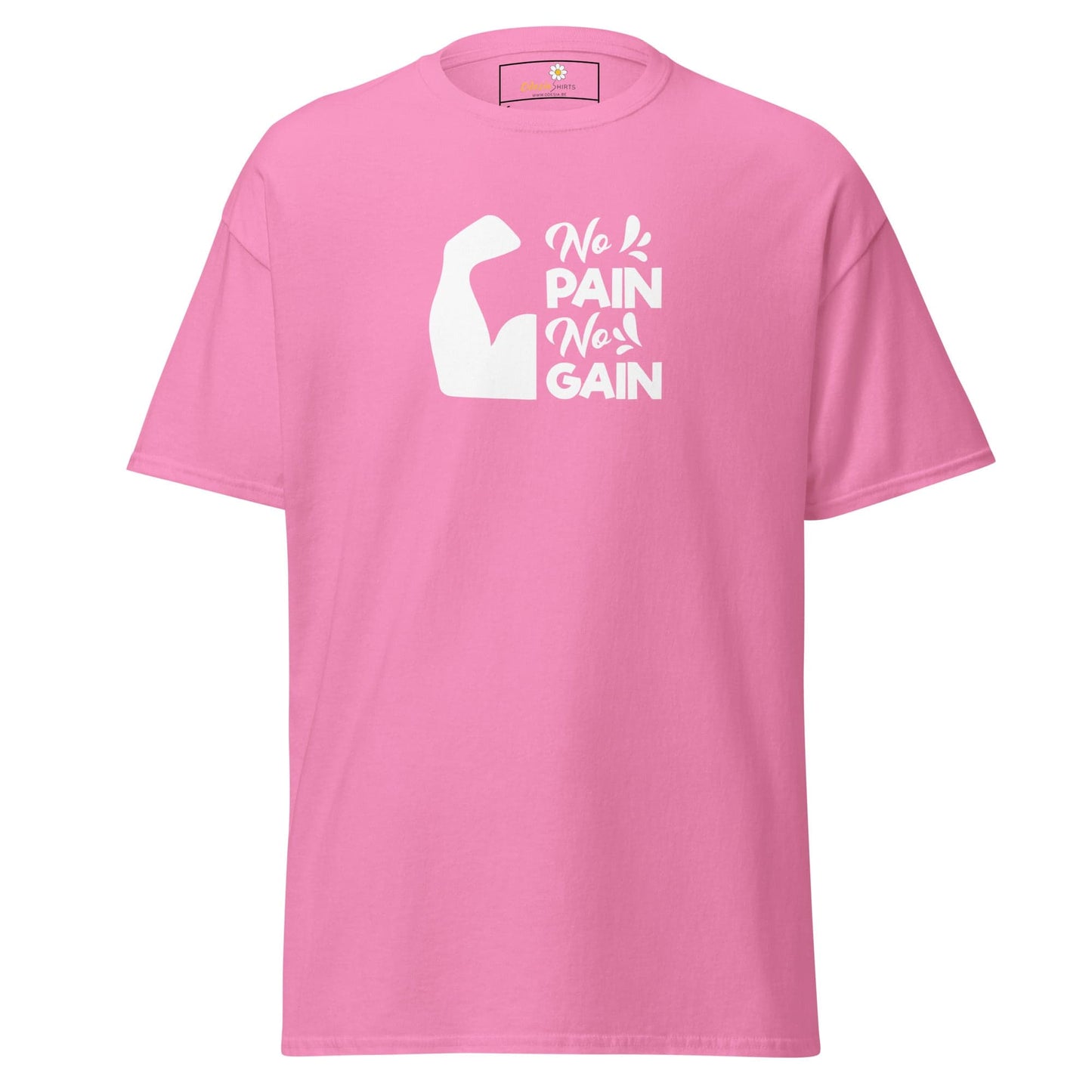 Unisex classic t-shirt - SPORT BIG MUSCLES - REGULAR - Azalea / S