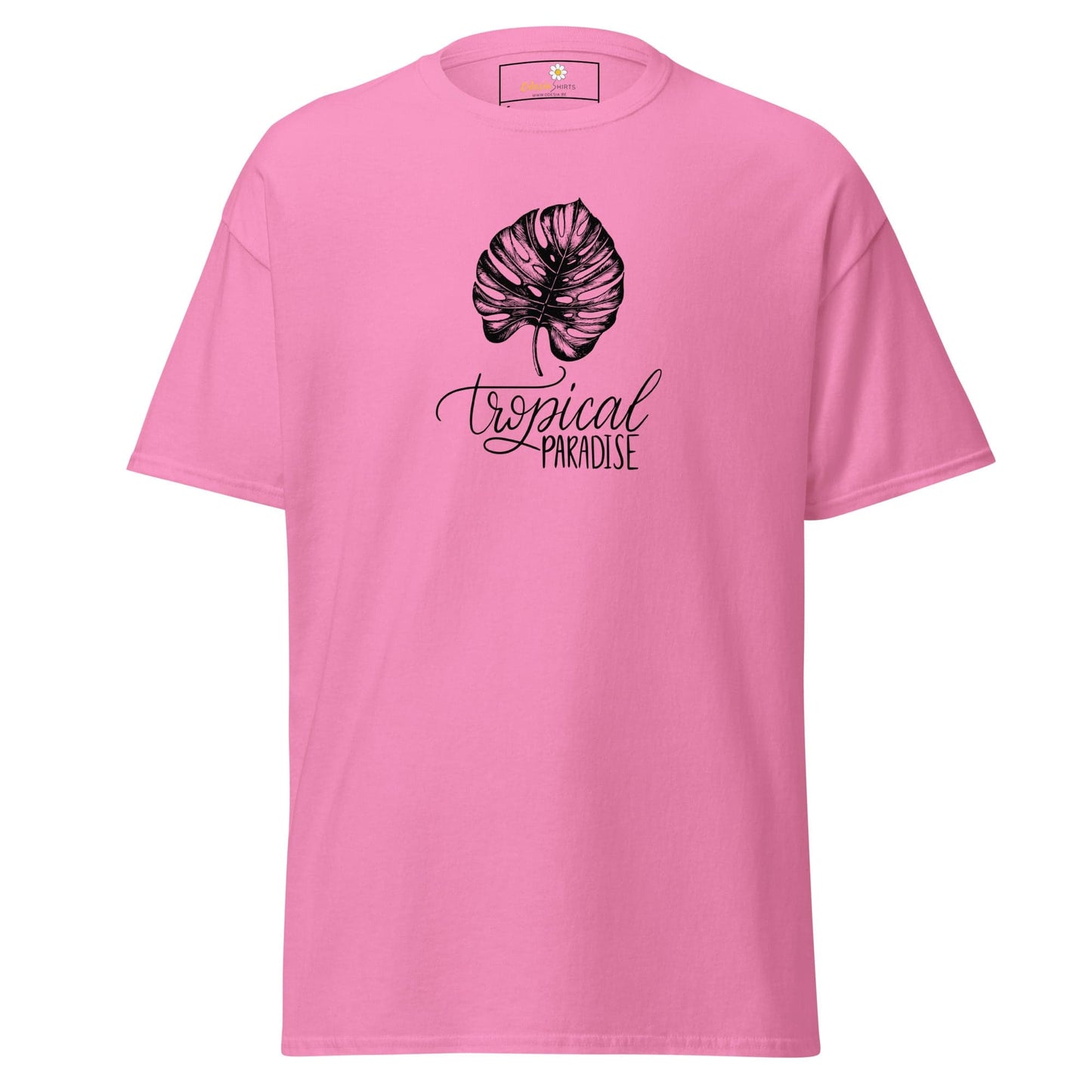 Unisex classic t-shirt - NATURE TROPICAL PARADISE - REGULAR - Azalea / S