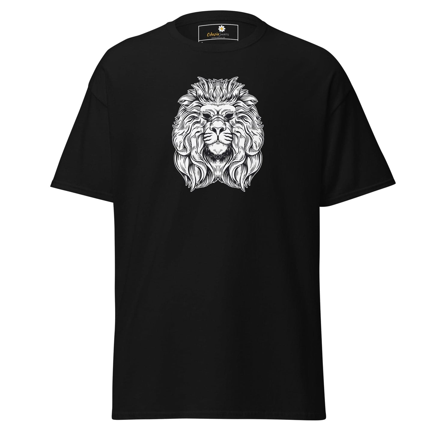 Unisex classic t-shirt - WILD LIFE LION HEAD - REGULAR - Black / S