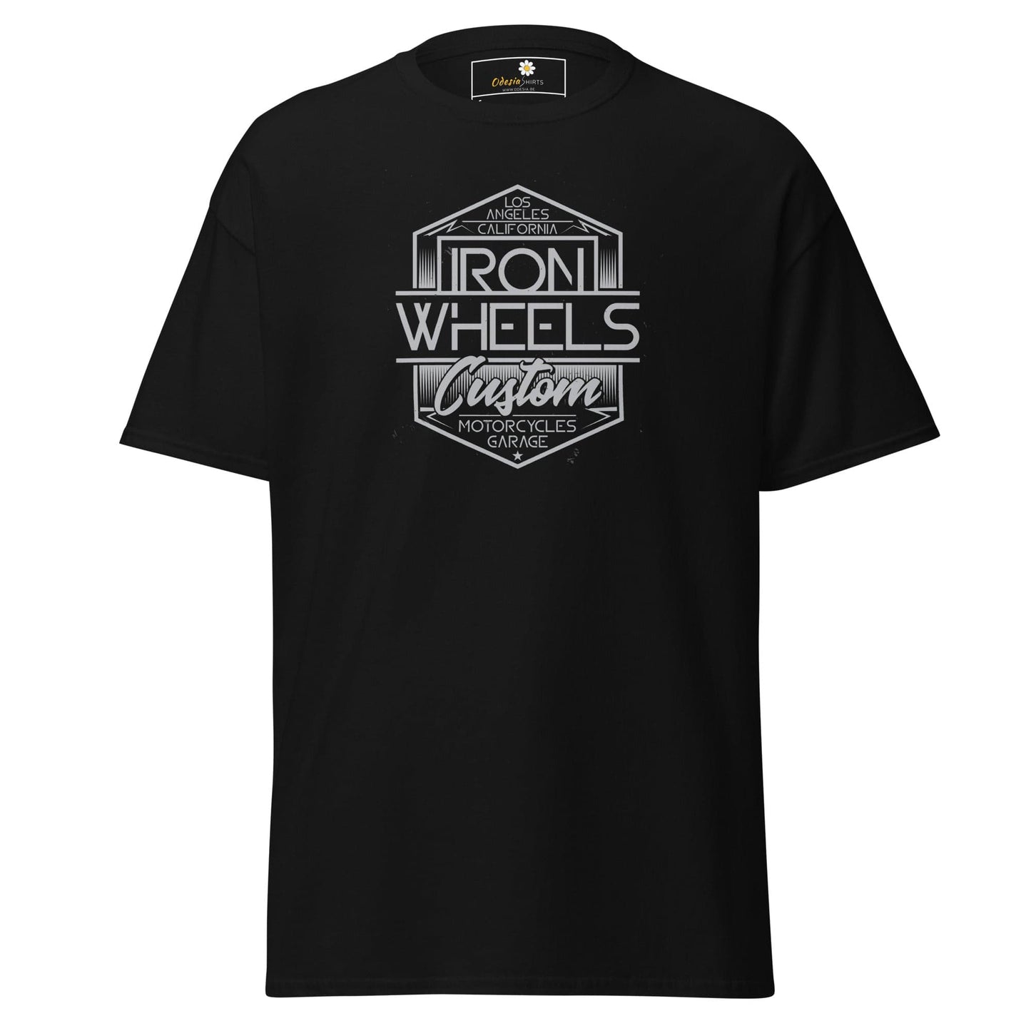 Unisex classic t-shirt - MISC IRON WHEELS - REGULAR - Black / S