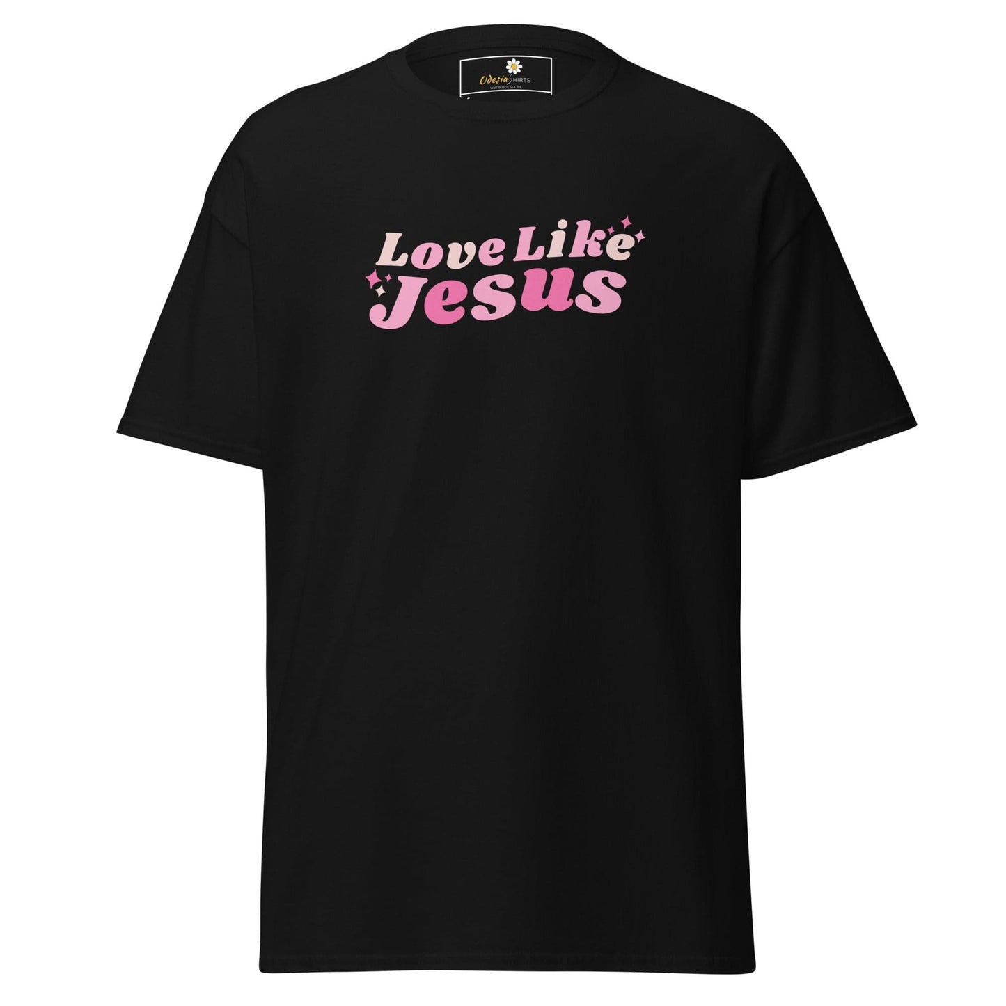 Unisex classic t-shirt - SPIRITUAL LOVE LIKE JESUS - REGULAR - Black / S
