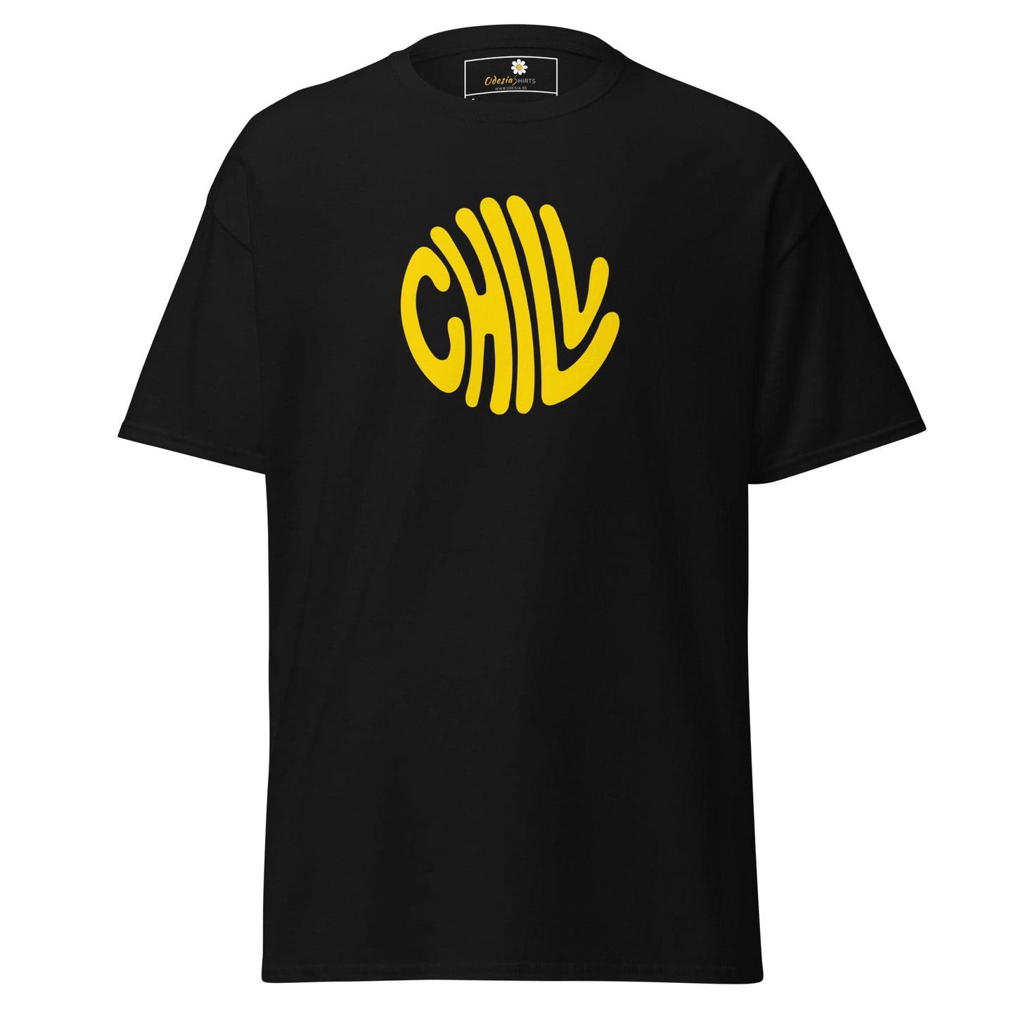 Unisex classic t-shirt - POSITIVE CHILL CIRCLE - REGULAR - Black / S