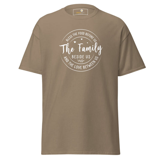Unisex classic t-shirt - SPIRITUAL BLESS THE FAMILY - REGULAR - Brown Savana / S