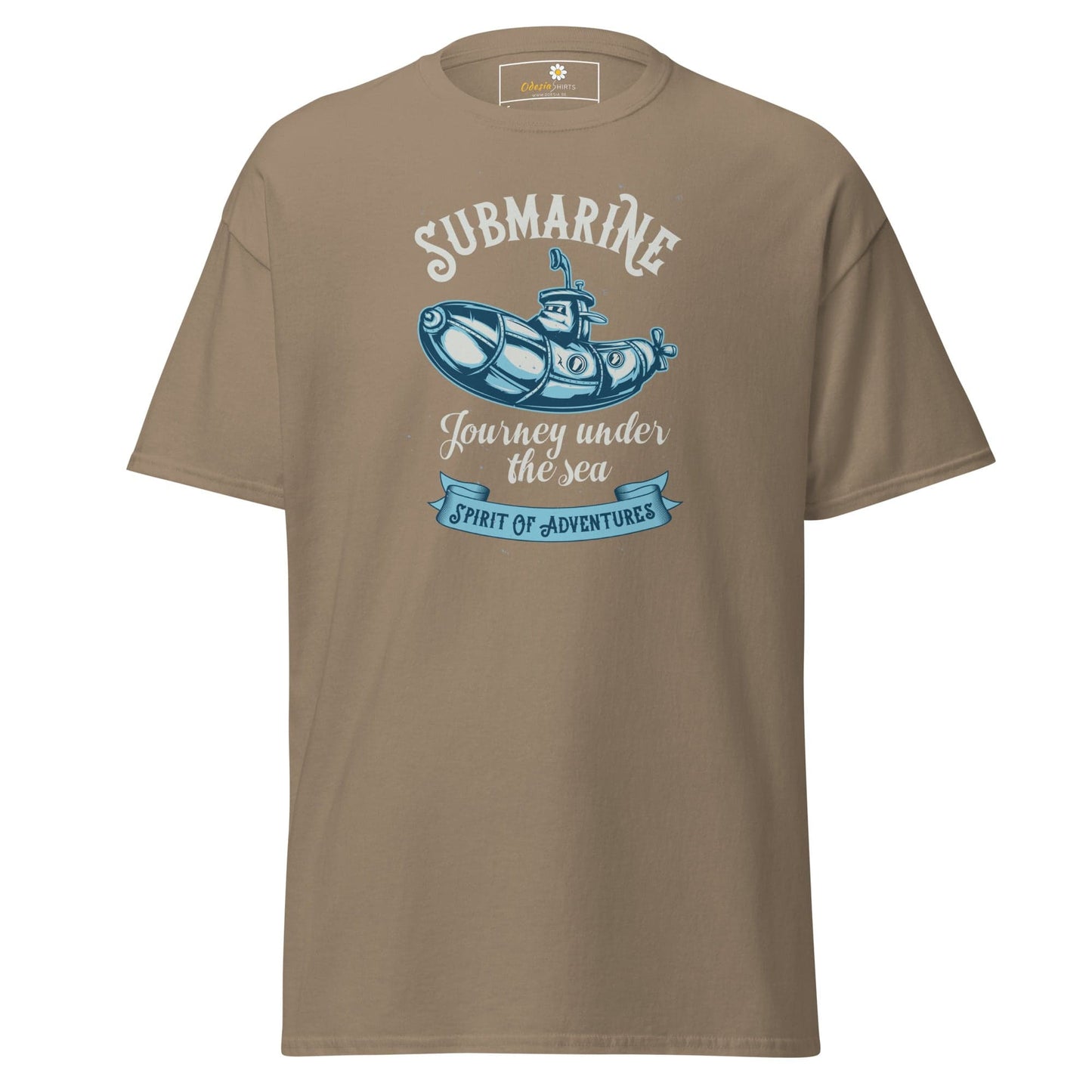 Unisex classic t-shirt - ADVENTURE SUBMARINE JOURNEY - REGULAR - Brown Savana / S