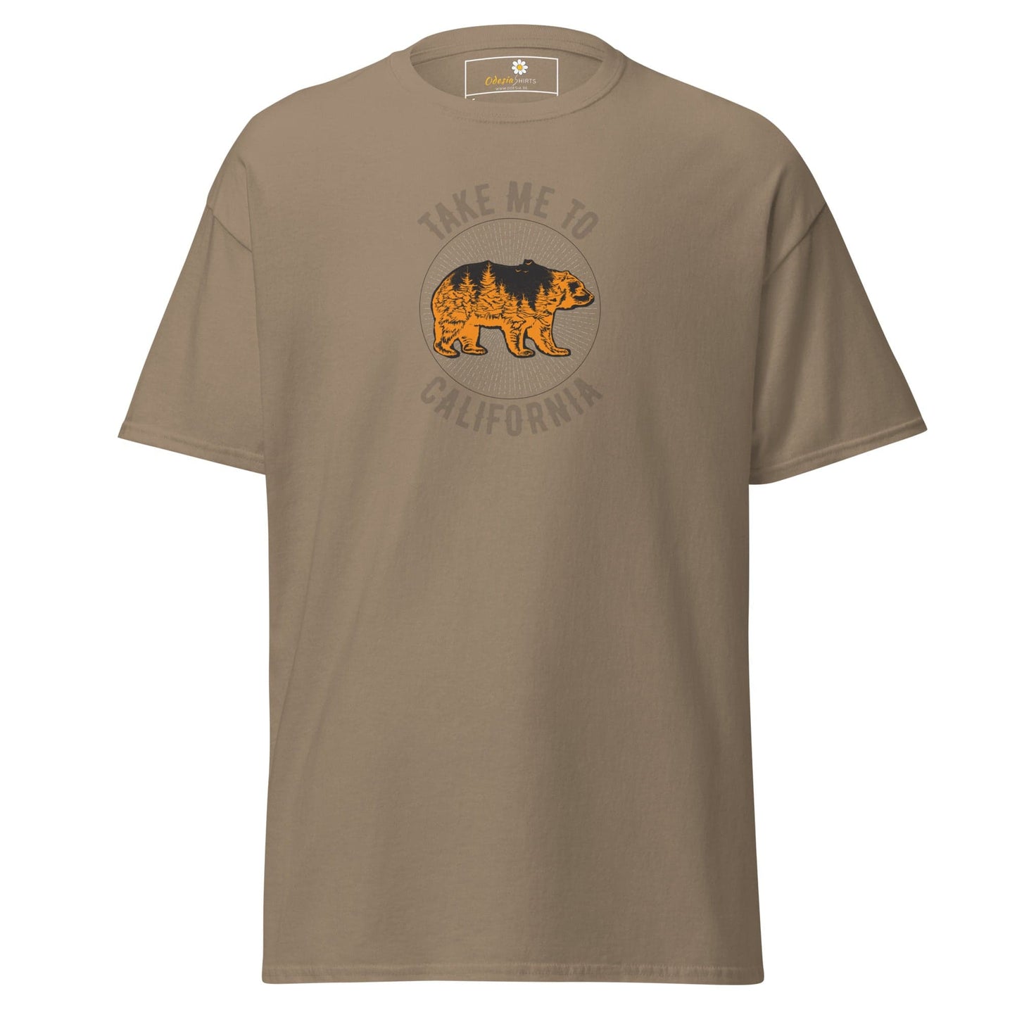 Unisex classic t-shirt - TAKE ME TO CALIFORNIA - REGULAR - Brown Savana / S