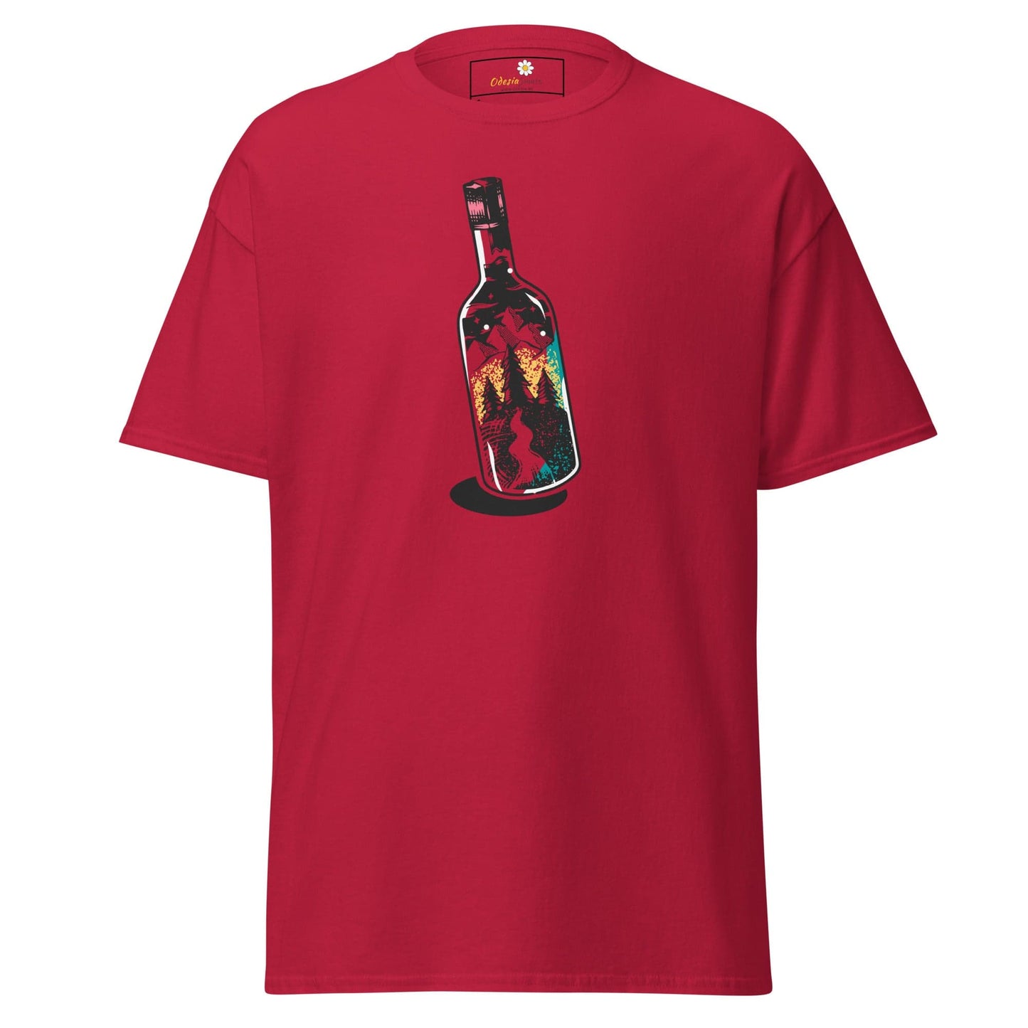 Unisex classic t-shirt - FANTASY LIGHT BOTTLE - REGULAR - Cardinal / S