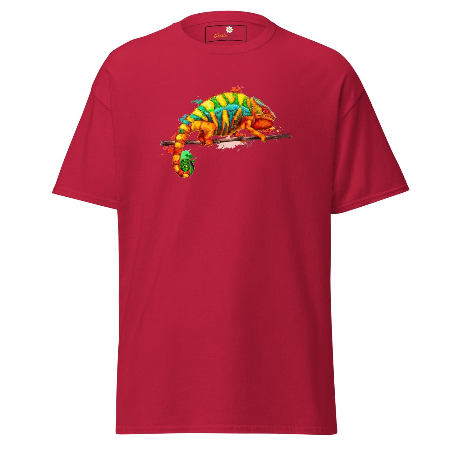 Unisex classic t-shirt - WILD LIFE CHAMELEON COLORS - REGULAR - Cardinal / S