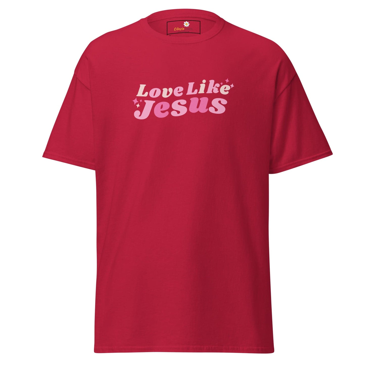 Unisex classic t-shirt - SPIRITUAL LOVE LIKE JESUS - REGULAR - Cardinal / S