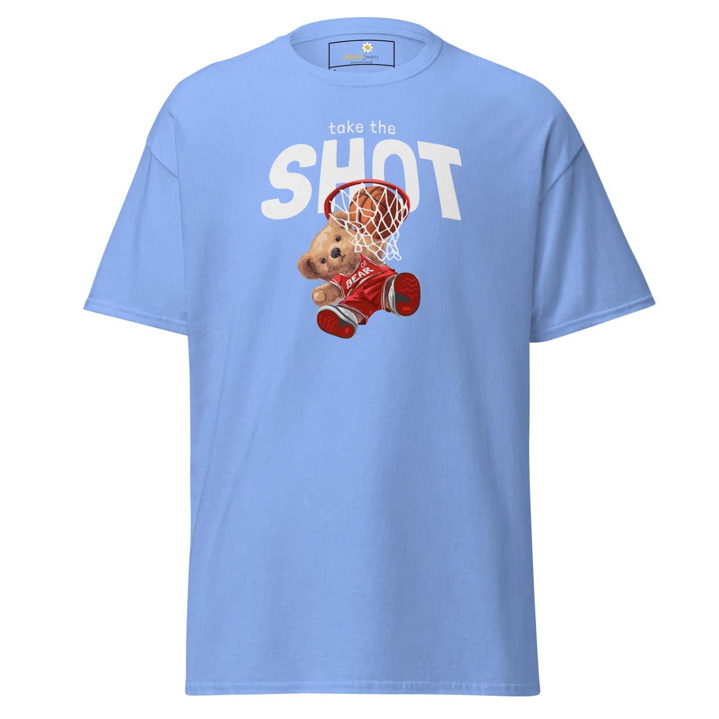 Unisex classic t-shirt - FUN TAKE THE SHOT - REGULAR - Carolina Blue / S