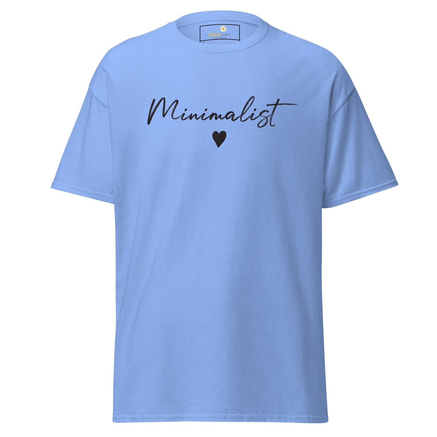 Unisex classic t-shirt - TEXT MINIMALIST - REGULAR - Carolina Blue / S