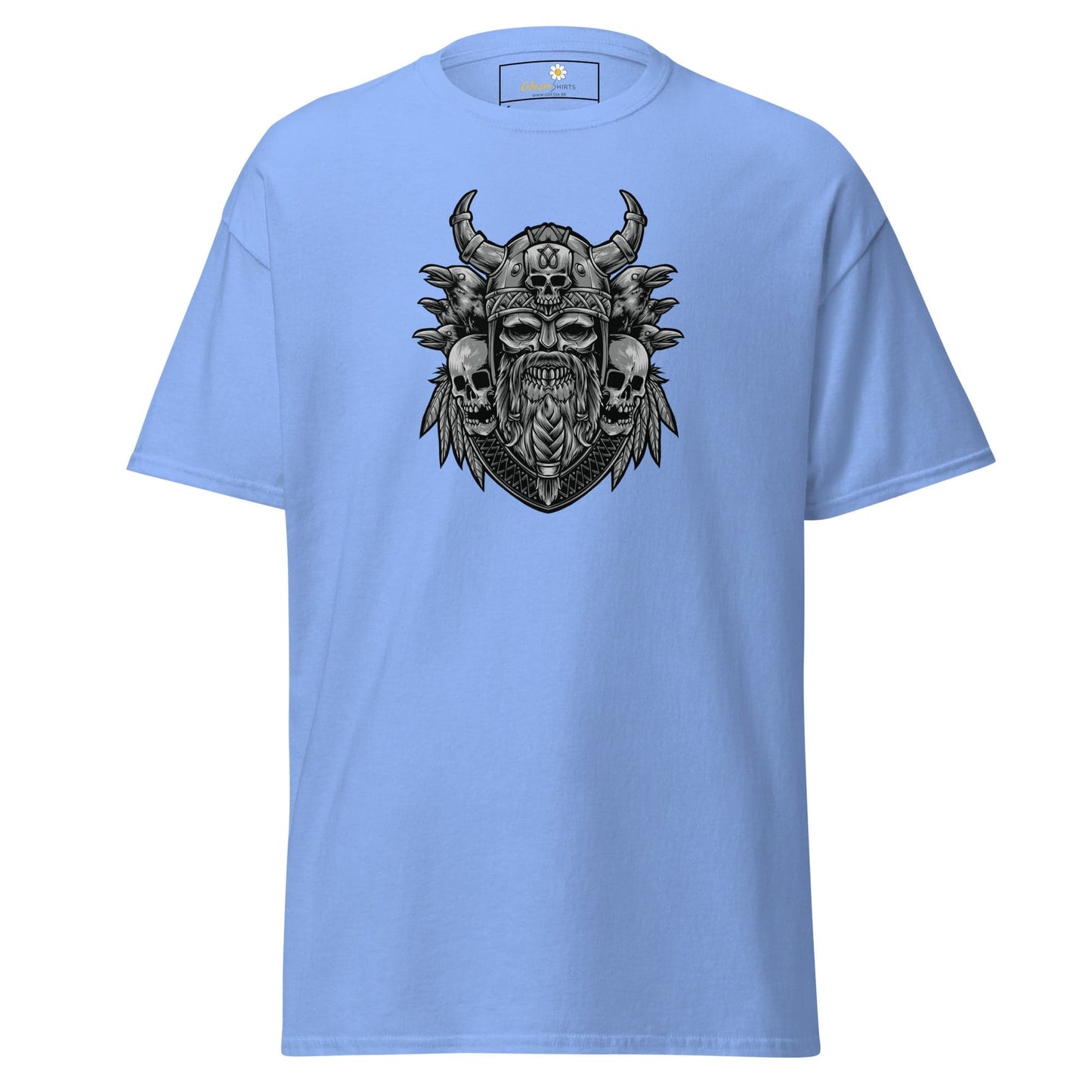 Unisex classic t-shirt - MYSTIC SKULL VIKING - REGULAR - Carolina Blue / S