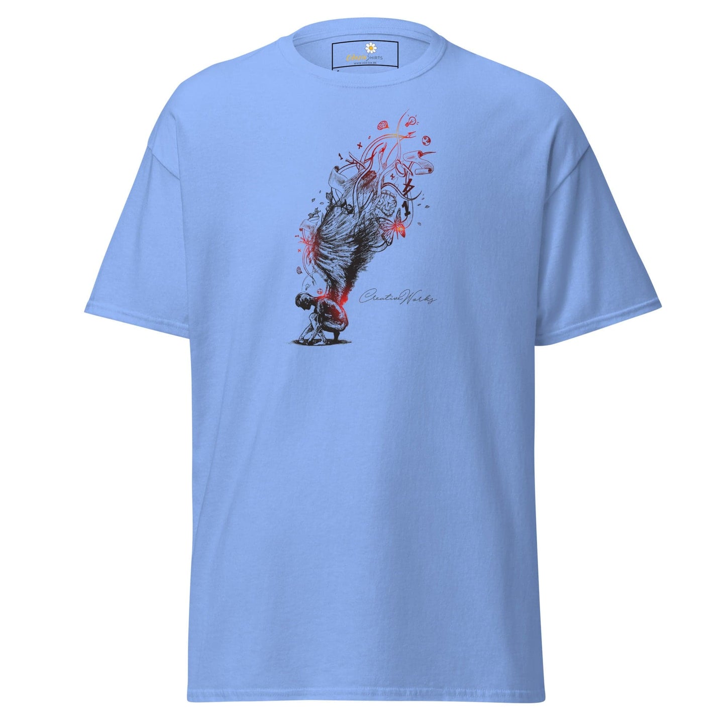 Unisex classic t-shirt - FANTASY ANGEL GLORY - REGULAR - Carolina Blue / S