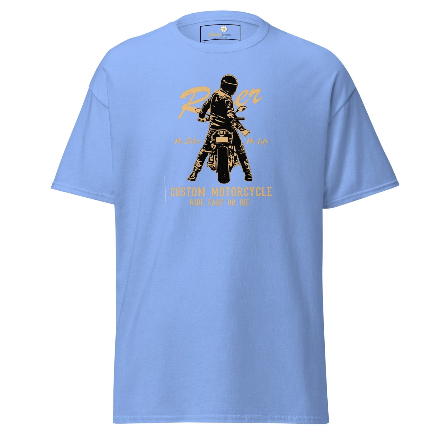 Unisex classic t-shirt - SPORT RIDER MOTORCYCLE - REGULAR - Carolina Blue / S