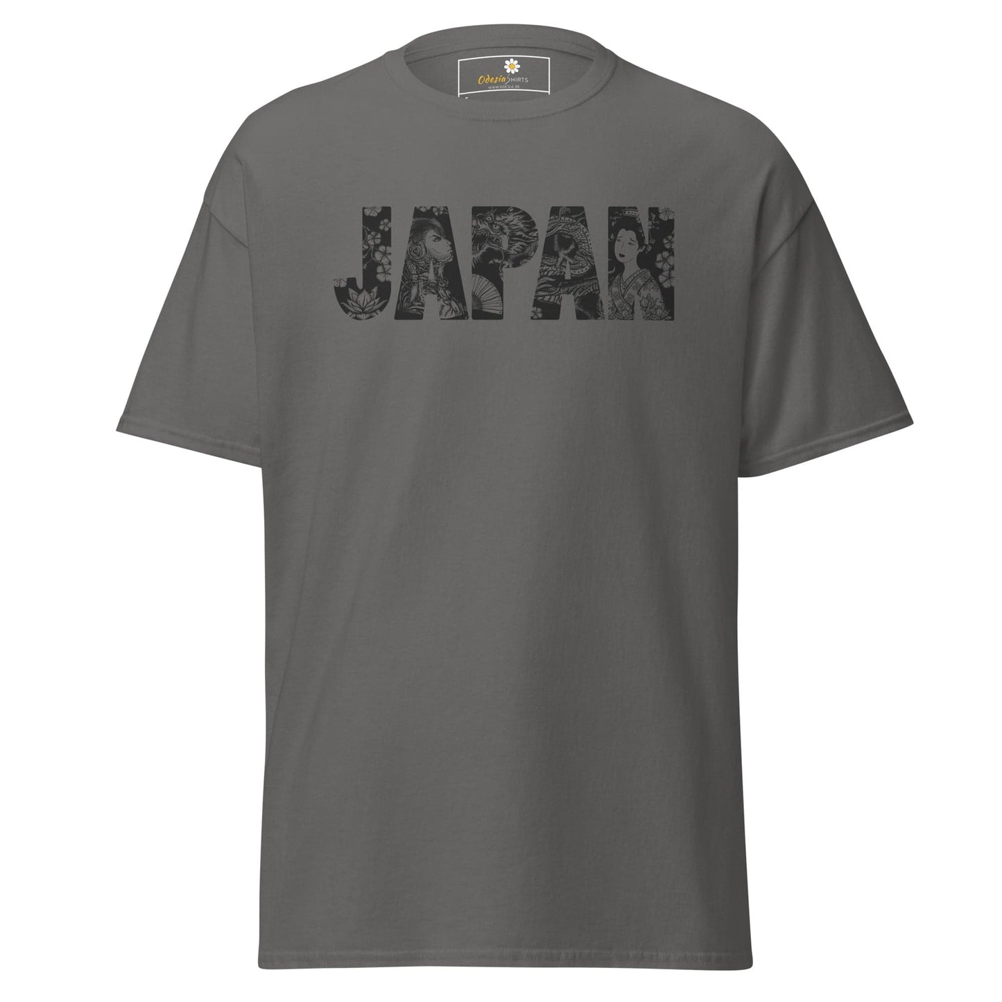Unisex classic t-shirt - COUNTRY JAPAN - REGULAR - Charcoal / S