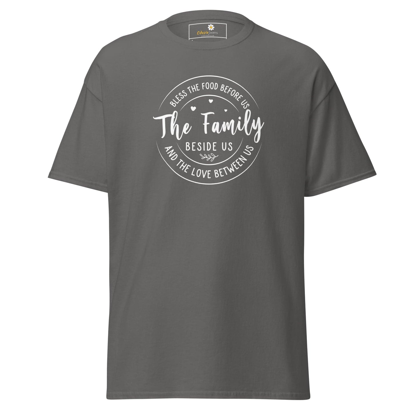 Unisex classic t-shirt - SPIRITUAL BLESS THE FAMILY - REGULAR - Charcoal / S