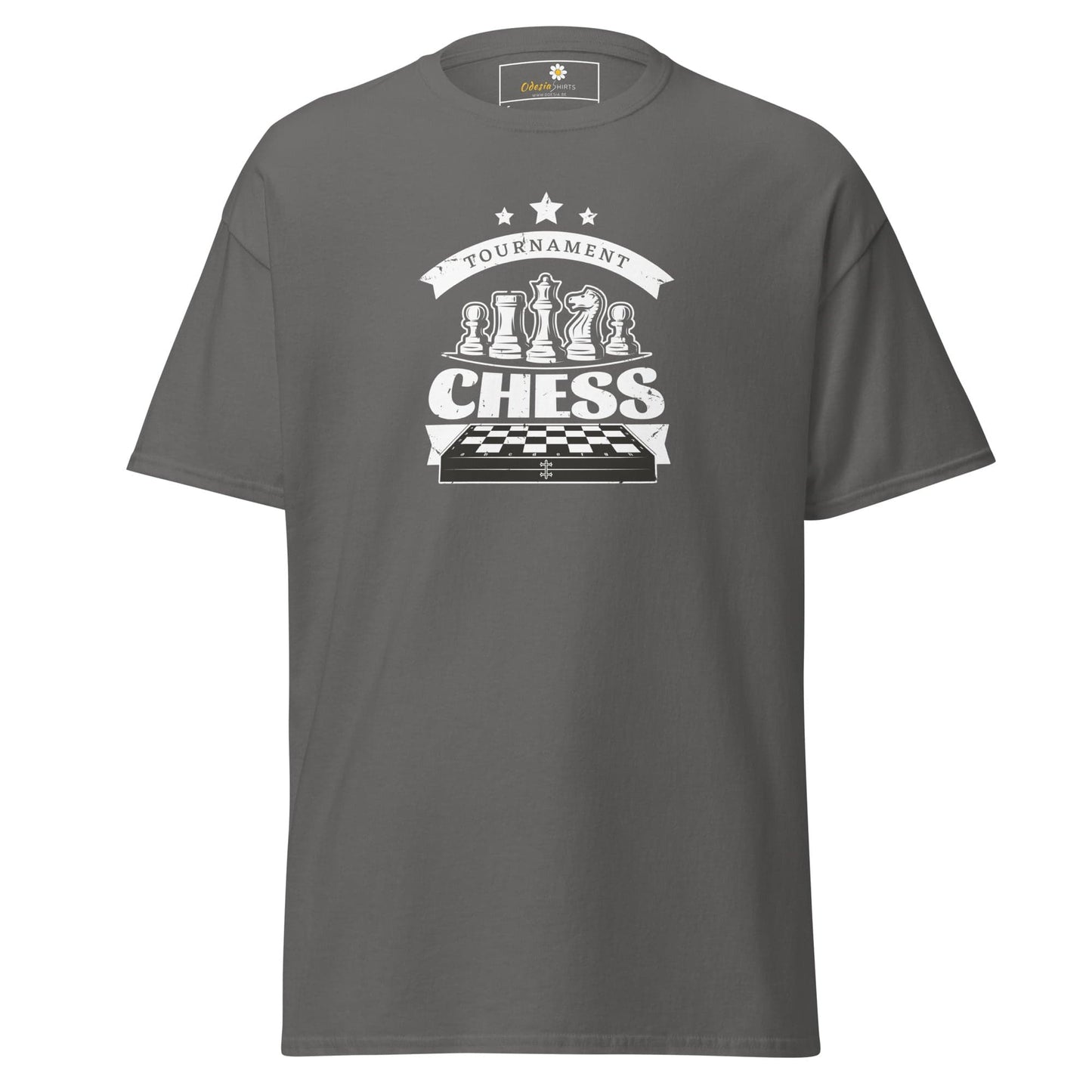 Unisex classic t-shirt - GAMERS CHESS PLAY - REGULAR - Charcoal / S