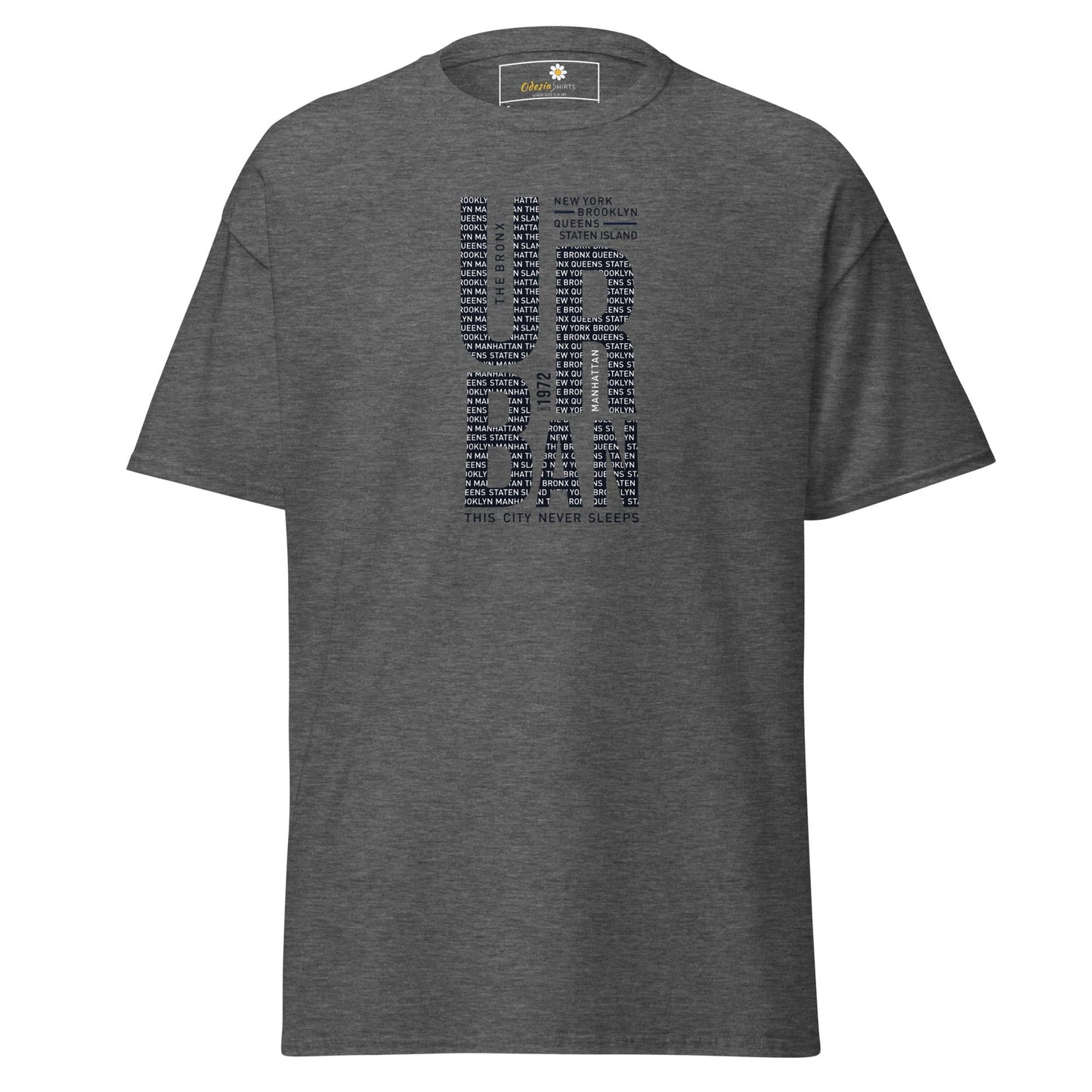 Unisex classic t-shirt - URBAN DESIGN - REGULAR - Dark Heather / S