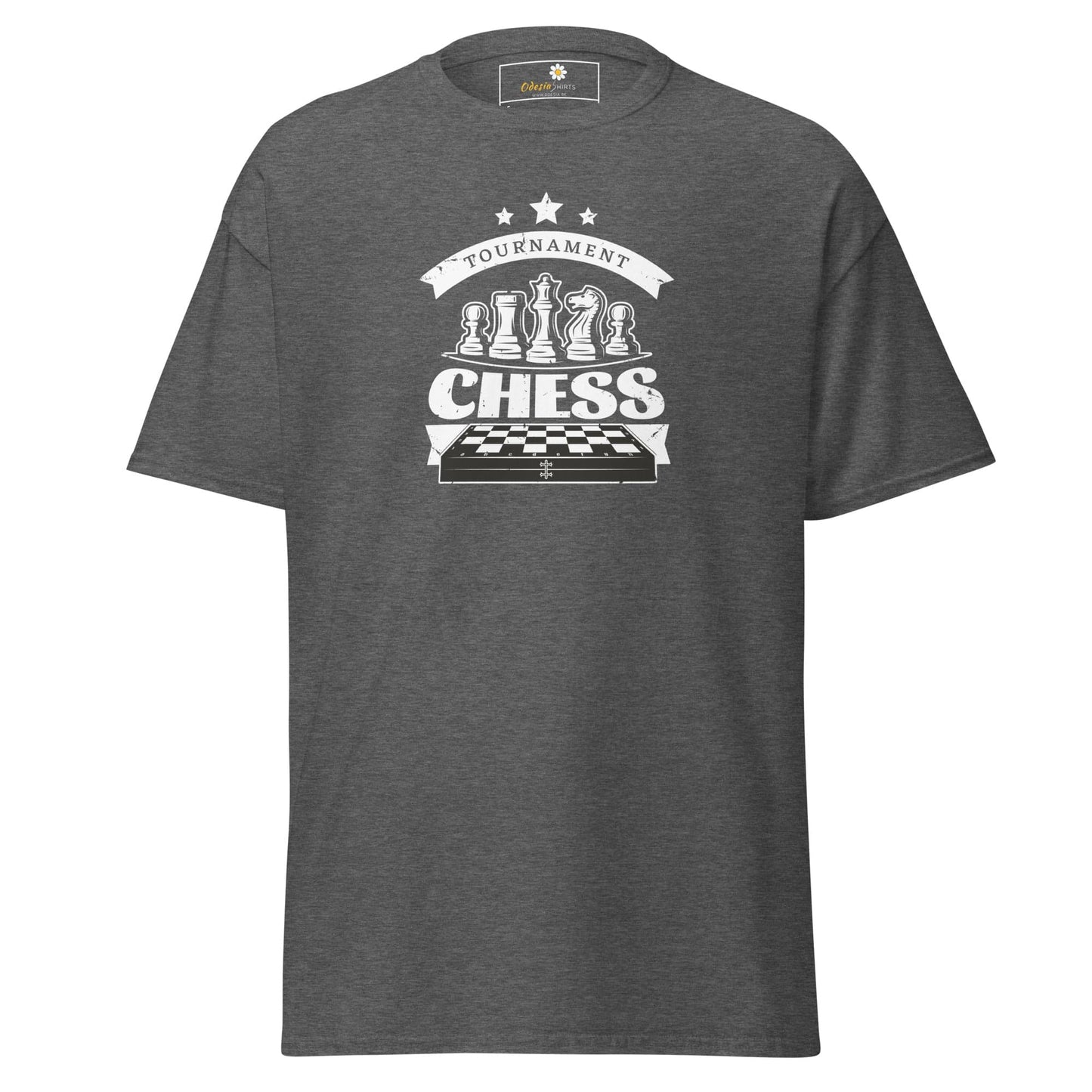 Unisex classic t-shirt - GAMERS CHESS PLAY - REGULAR - Dark Heather / S