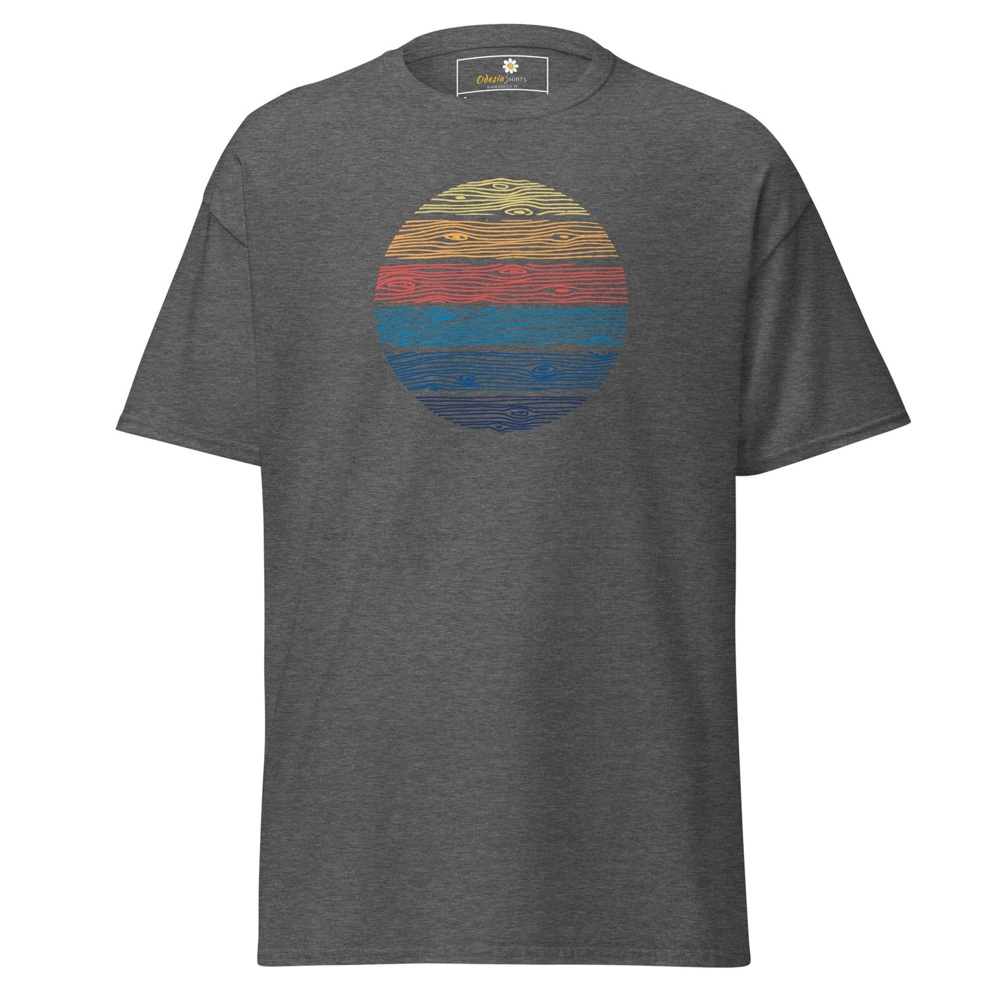 Unisex classic t-shirt - MISC COLOR CIRCLE - REGULAR - Dark Heather / S