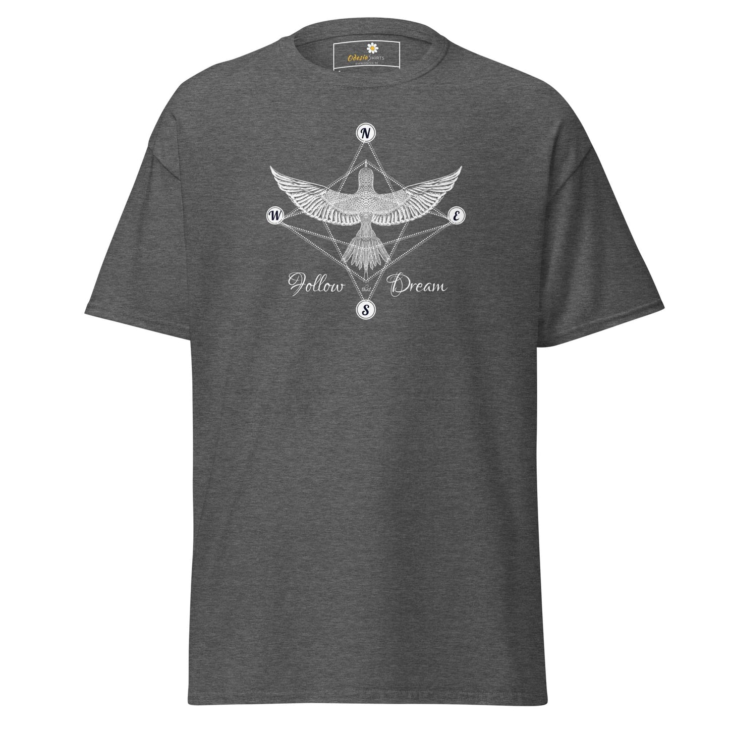 Gray T-shirt with bird design from T-SHIRT DESIGN TEE MAN WOMAN S-XL