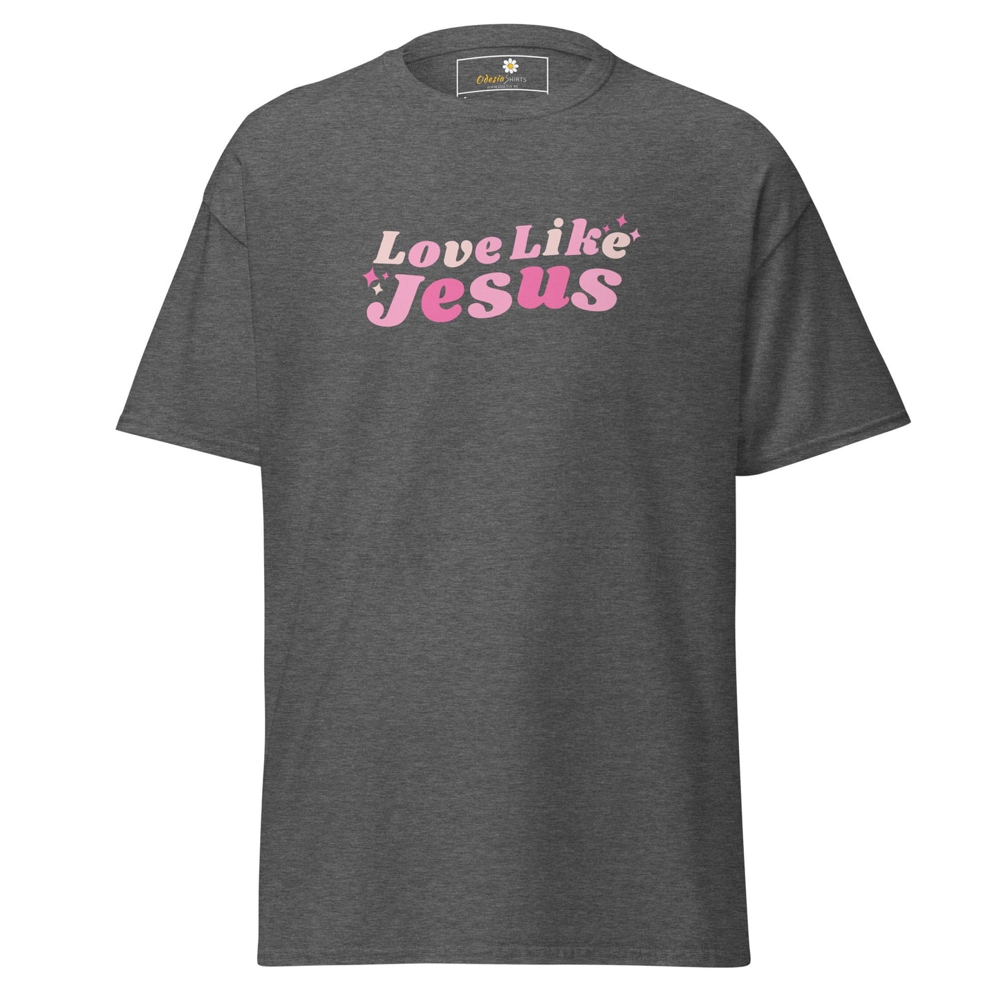 Unisex classic t-shirt - SPIRITUAL LOVE LIKE JESUS - REGULAR - Dark Heather / S