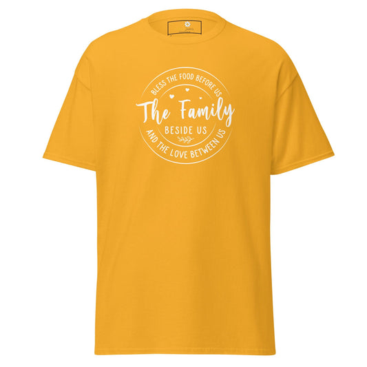 Unisex classic t-shirt - SPIRITUAL BLESS THE FAMILY - REGULAR - Gold / S