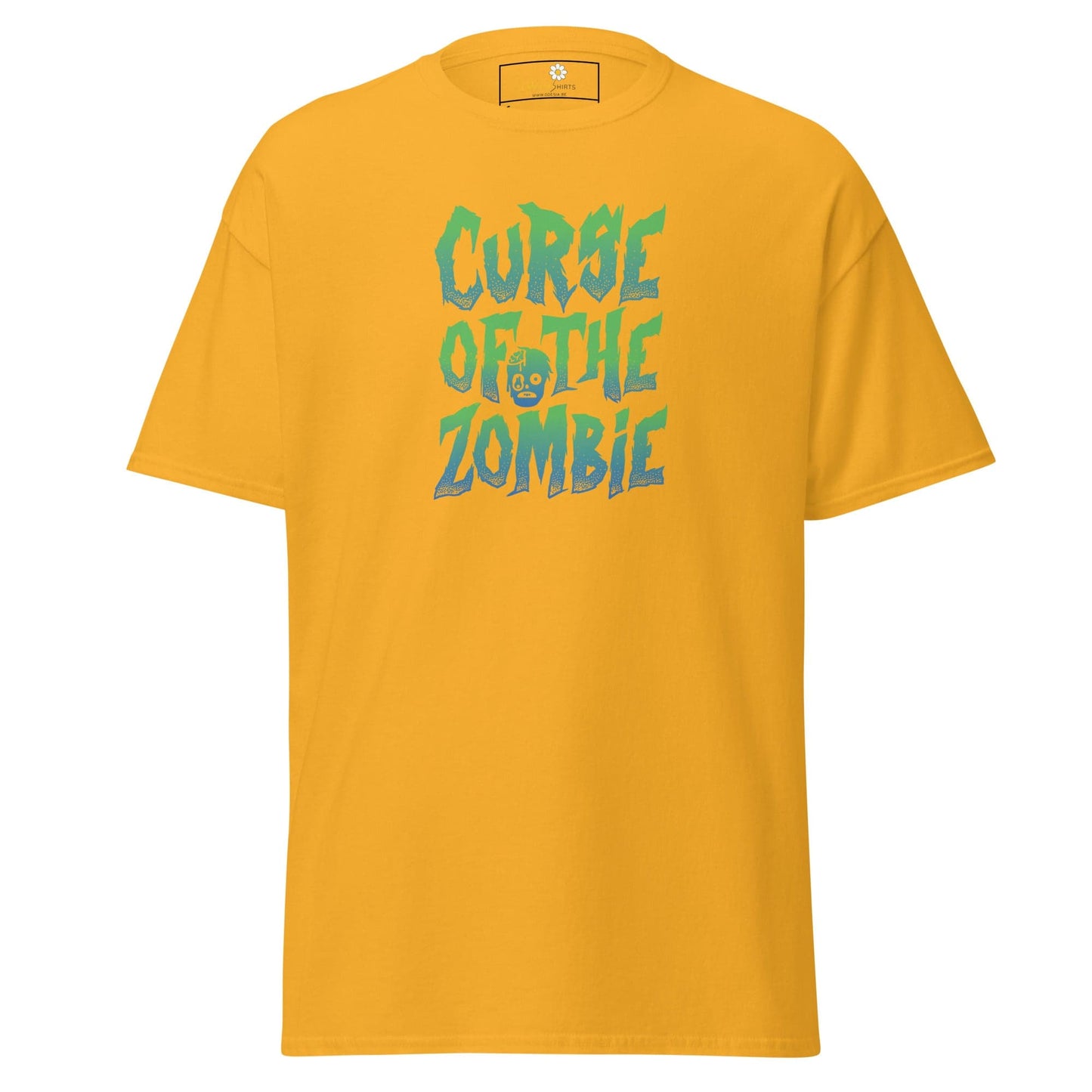 Unisex classic t-shirt - SPOOKIE CURSE OF THE ZOMBIE - REGULAR - Gold / S