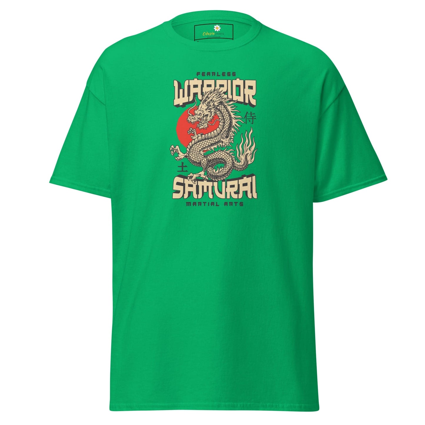 Unisex classic t-shirt - MYSTIC FEARLESS DRAGON - REGULAR - Irish Green / S