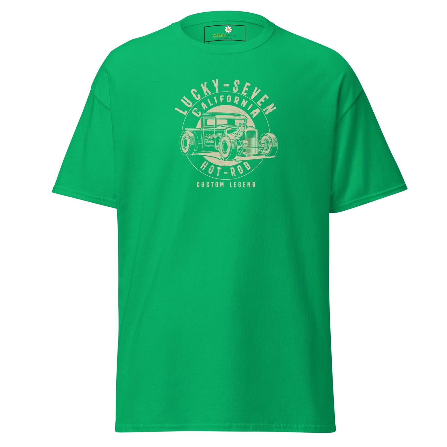 Unisex classic t-shirt - MOTOR LUCKY SEVEN - REGULAR - Irish Green / S