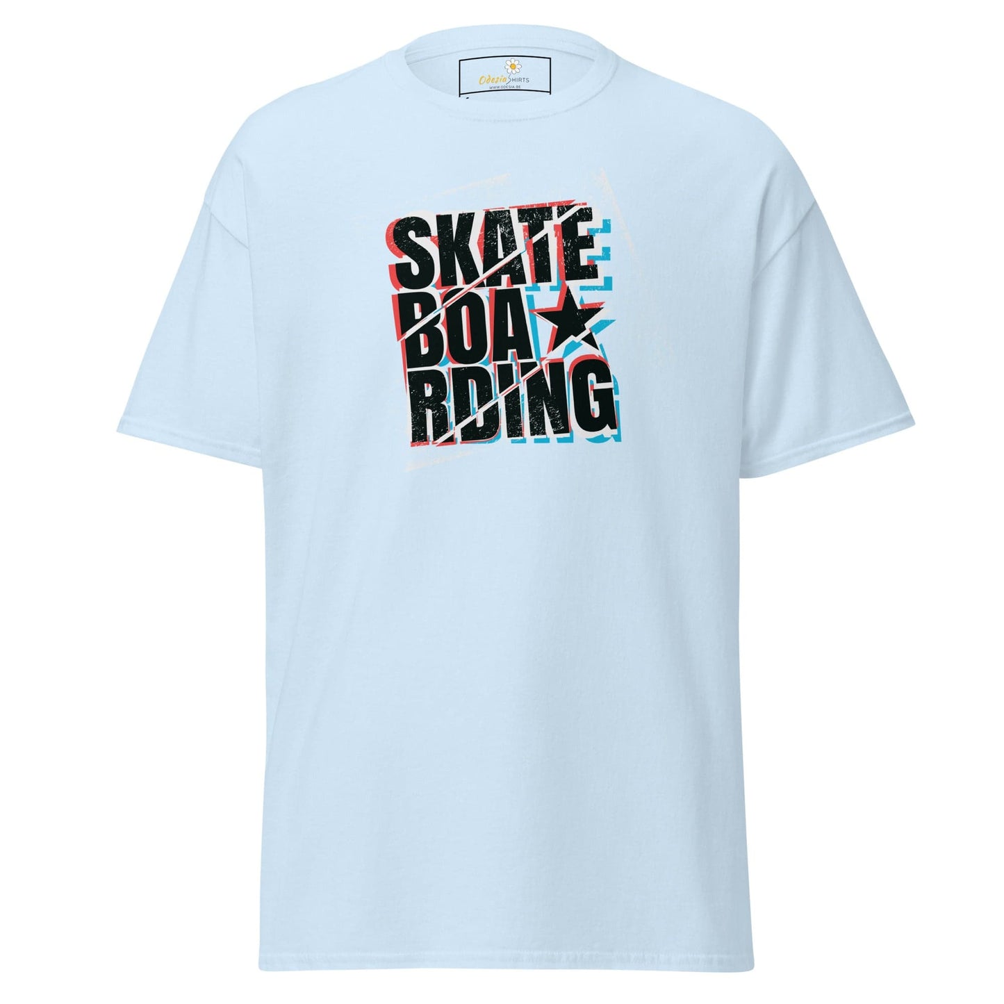 Unisex classic t-shirt - URBAN SPORT SKATEBOARDING - REGULAR - Light Blue / S