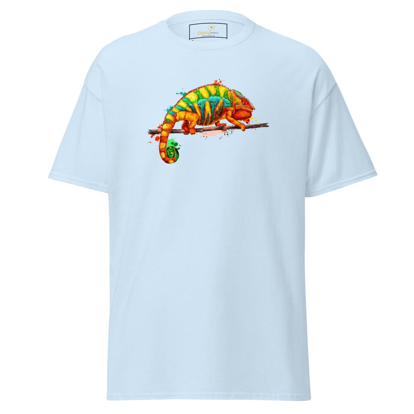 Unisex classic t-shirt - WILD LIFE CHAMELEON COLORS - REGULAR - Light Blue / S
