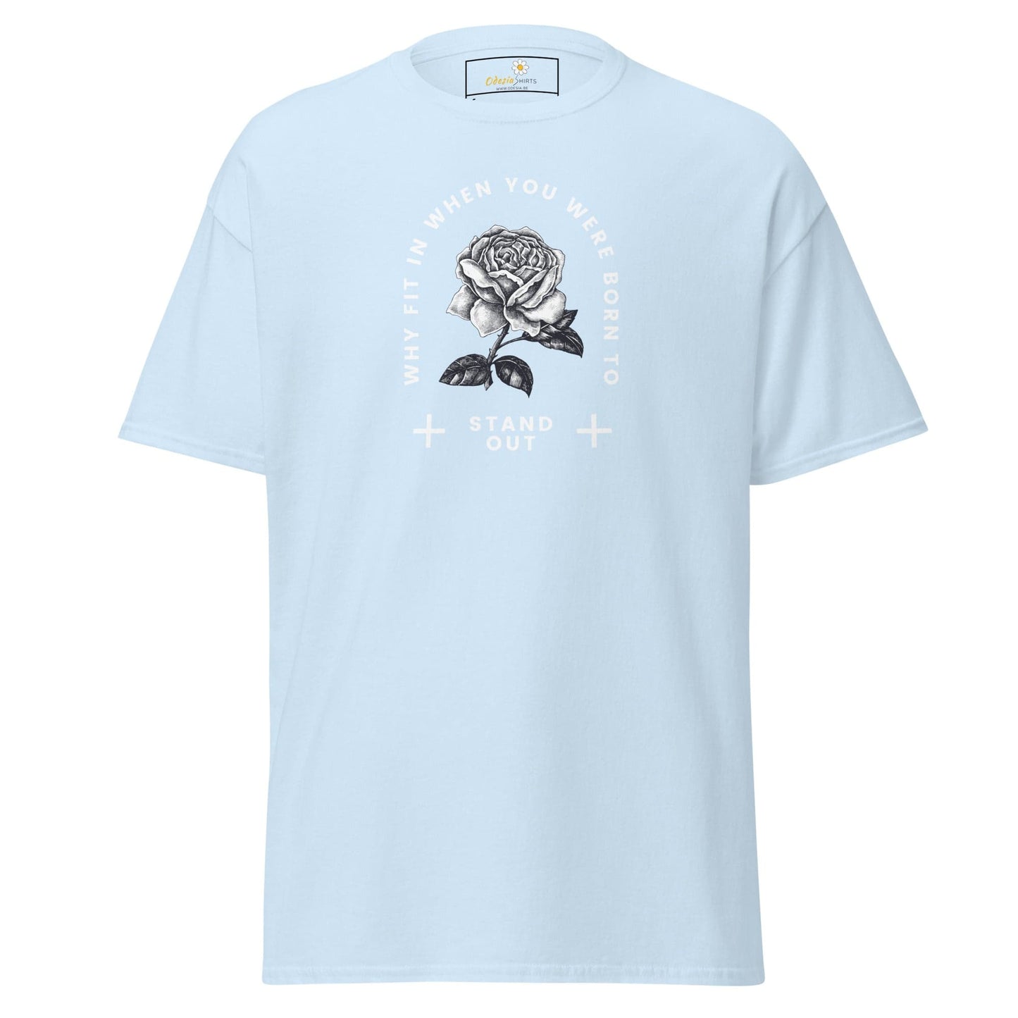 Unisex classic t-shirt - MISC FIT IN STAND OUT - REGULAR - Light Blue / S