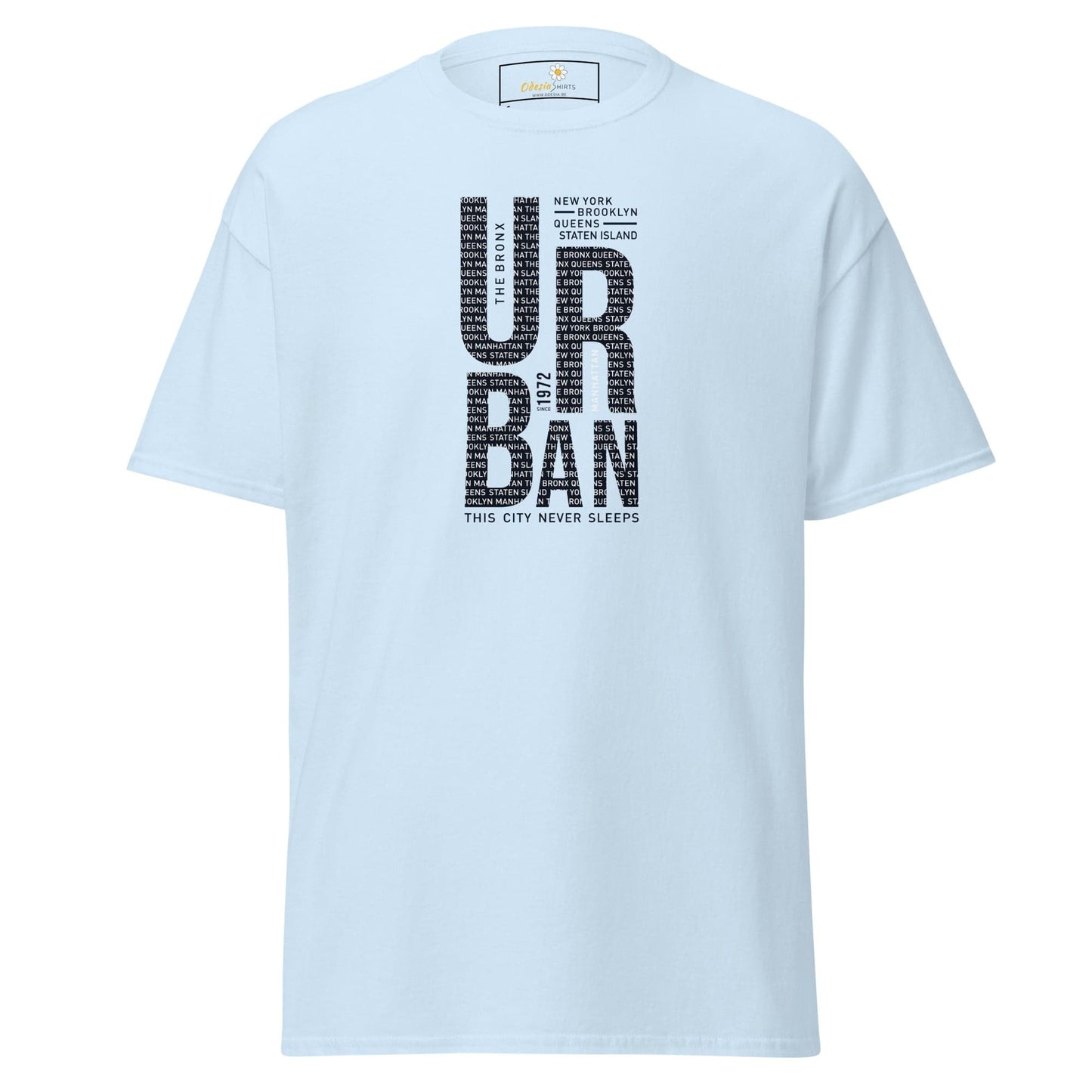 Unisex classic t-shirt - URBAN DESIGN - REGULAR - Light Blue / S